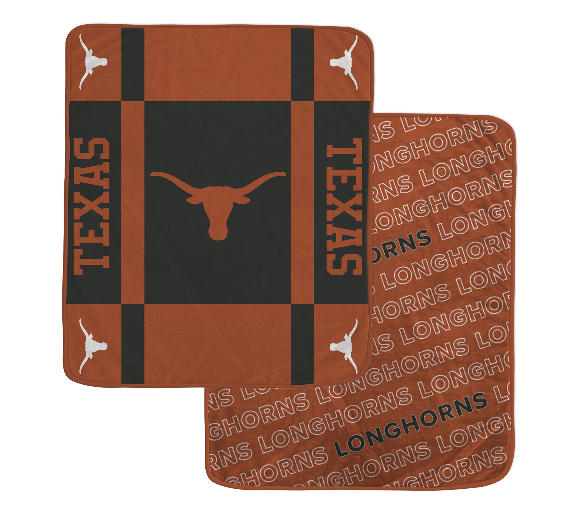 Pegasus Sports NCAA Reverse Block Wordmark 2-Sied Blanket