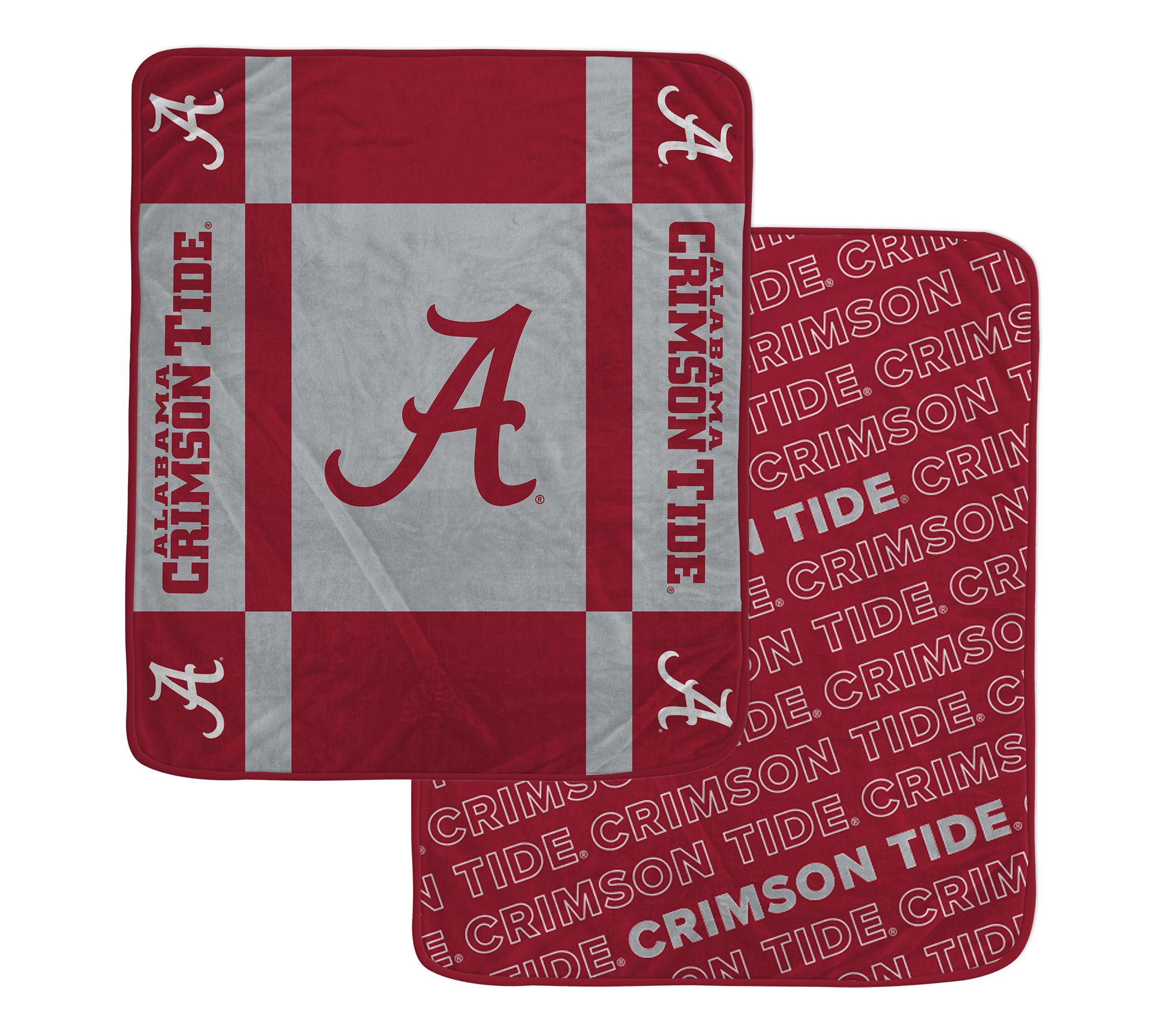 Pegasus Sports NCAA Reverse Block Wordmark 2-Sied Blanket