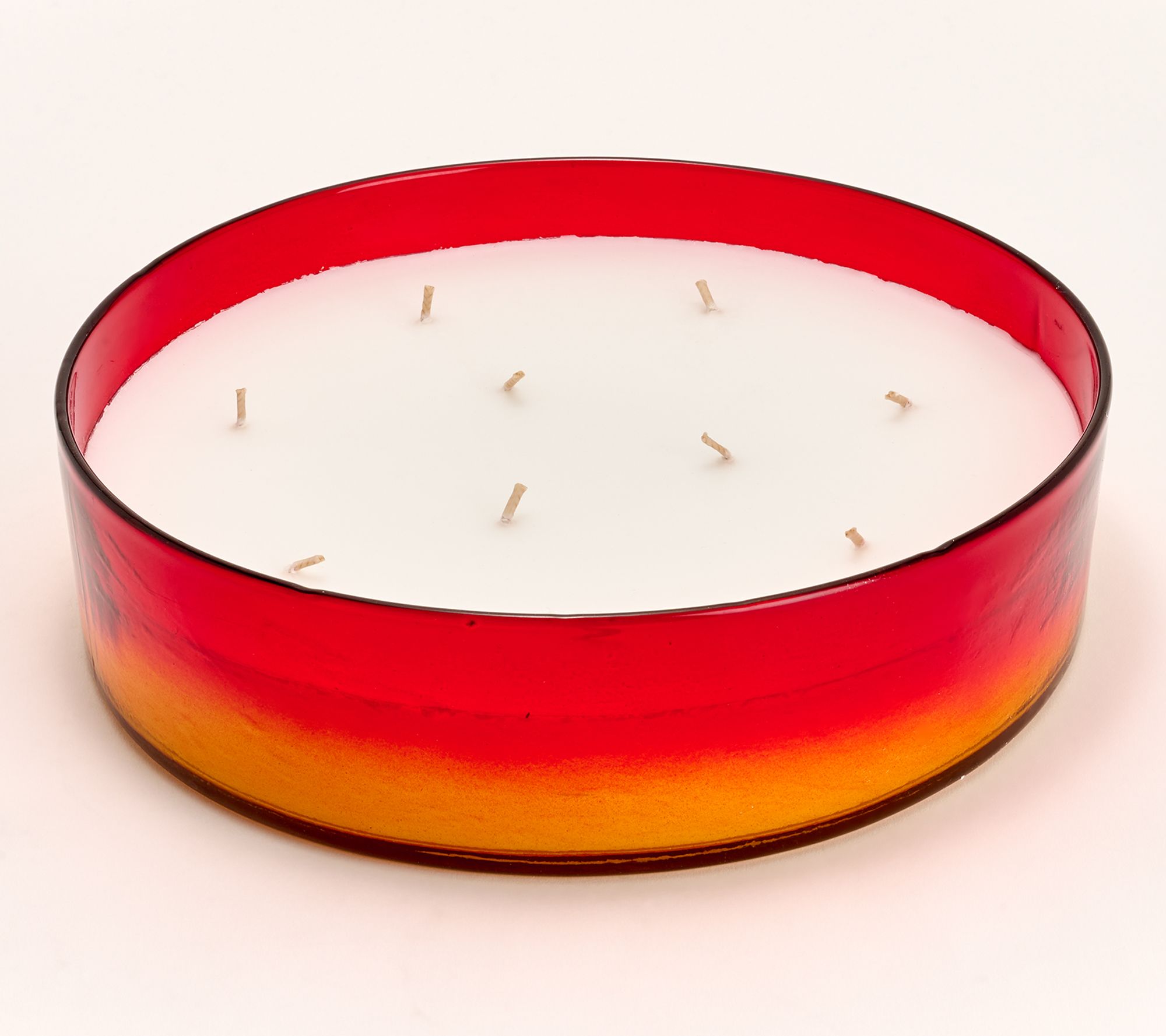 Home Reflections 80oz Oversize Blown Glass Candle