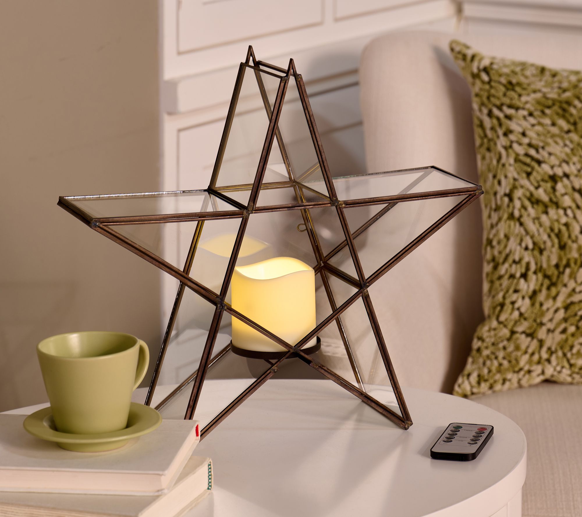 Home Reflections Flameless Star Lantern