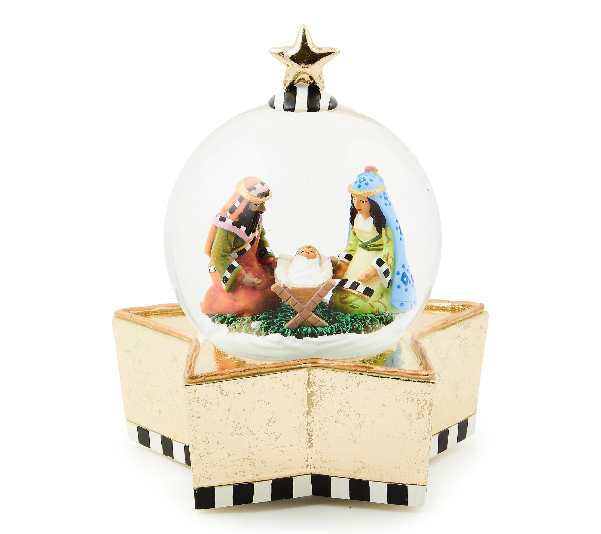 MacKenzie-Childs Nativity Snow Globe