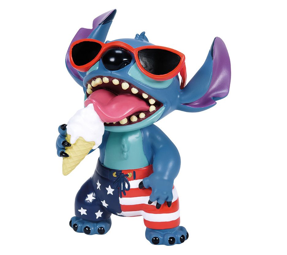 Disney Showcase Stitch Stars & Stripes Figurine 5"H