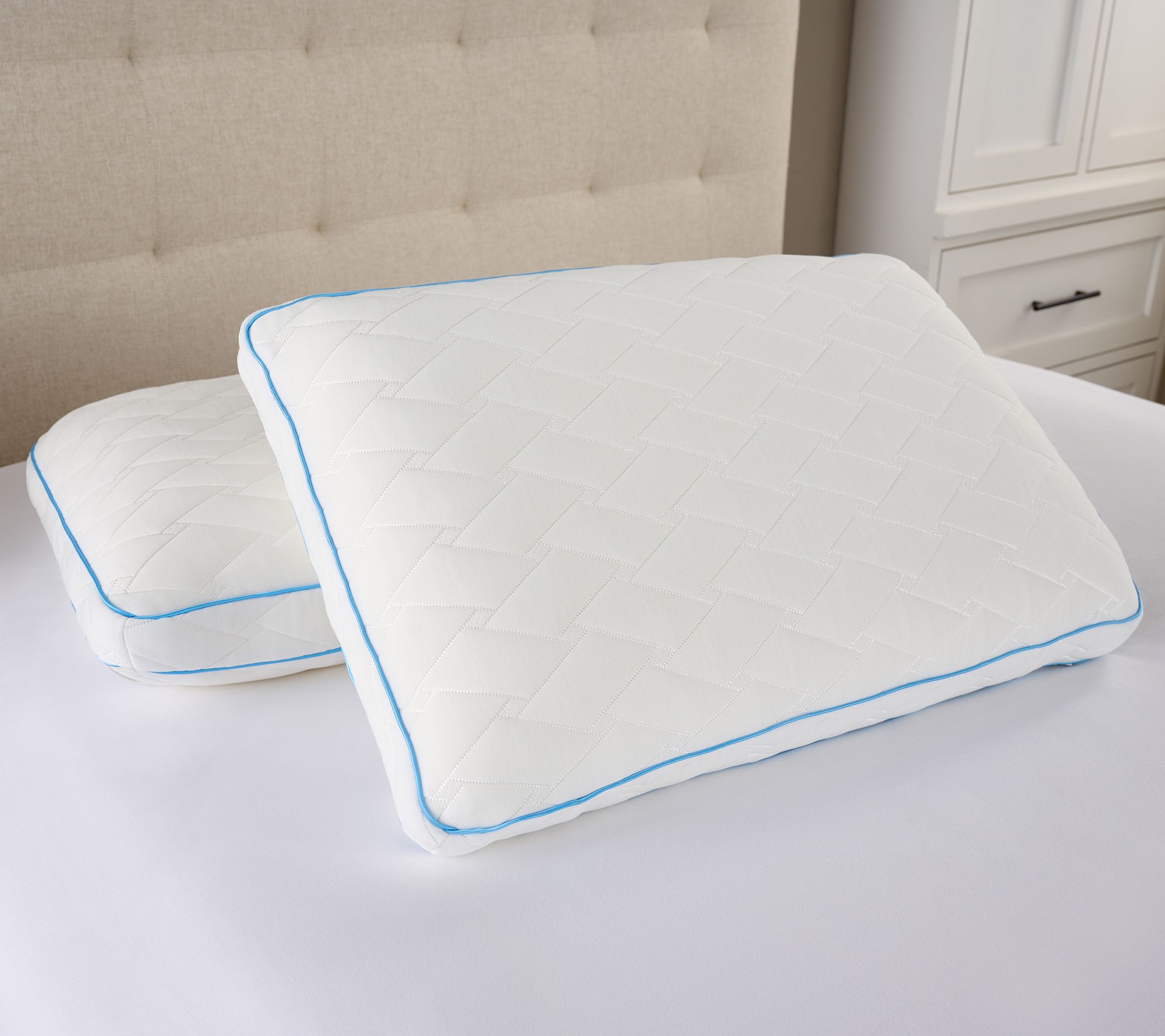 "As Is" Northern Nights Set of 2 CuddlFoam Pillows