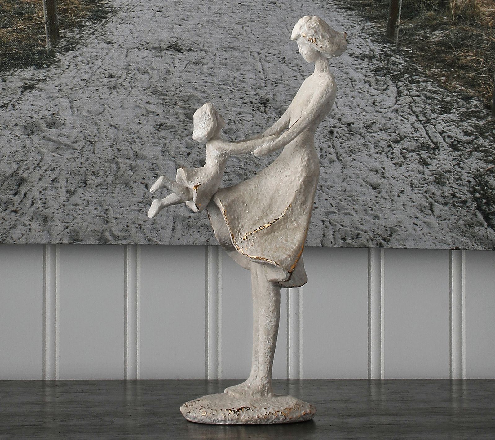 9" Playful Mother With Child by Valerie