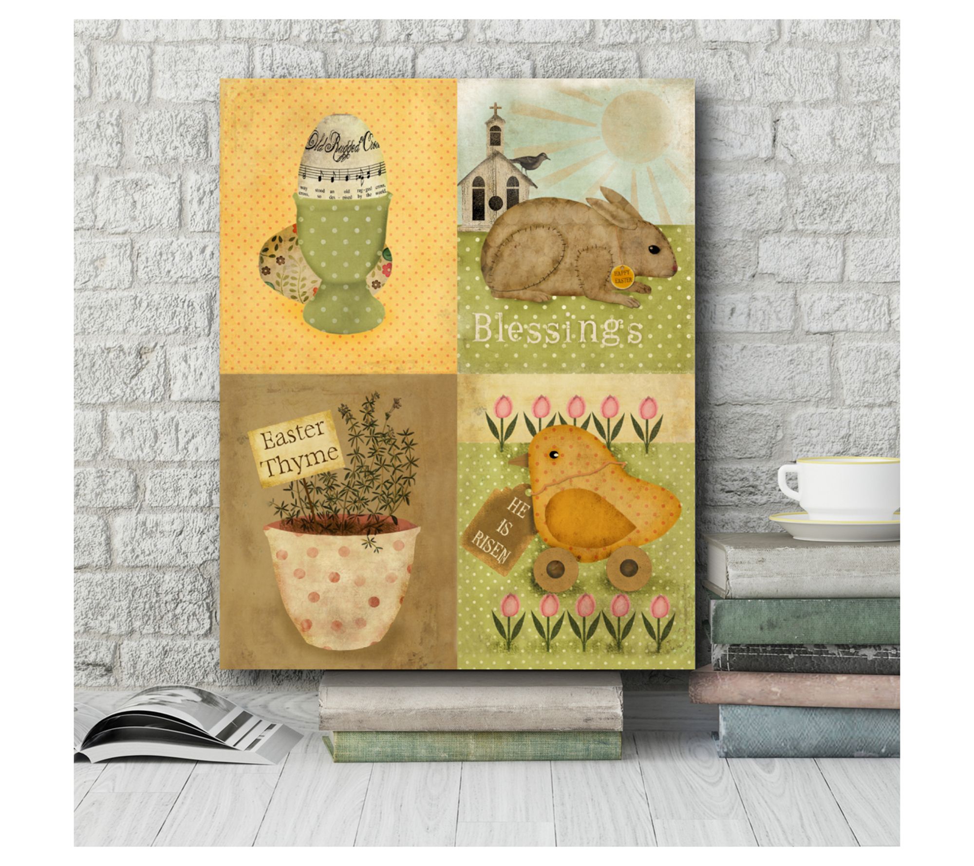 Courtside Market Easter Time 20x24 Canvas WallArt