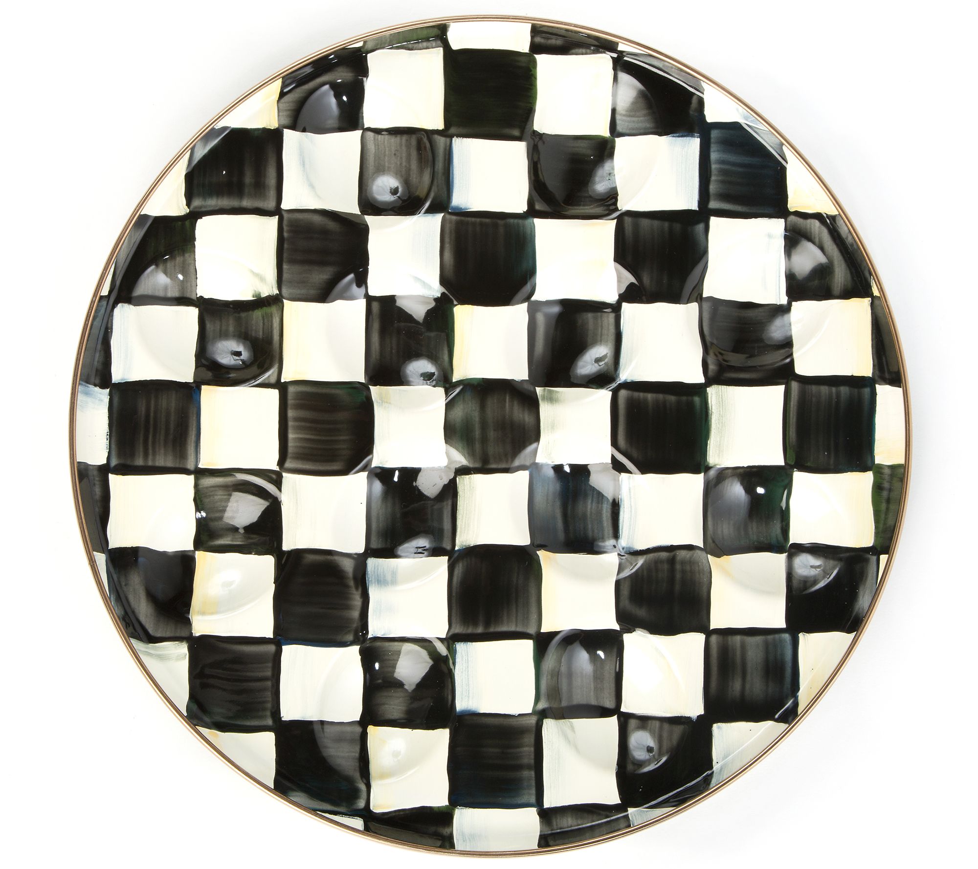 "As Is" MacKenzie Childs Egg Plate