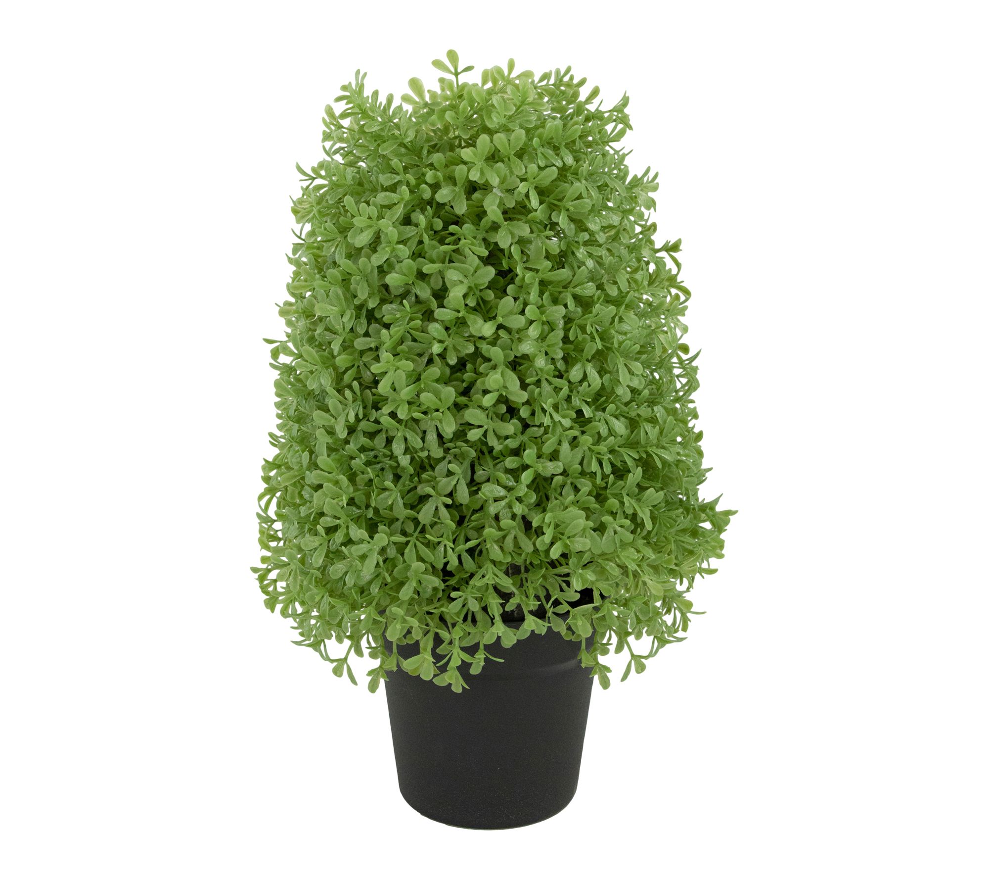 Northlight Artificial Boxwood Cone Topiary Tree Pot 15" Unlit