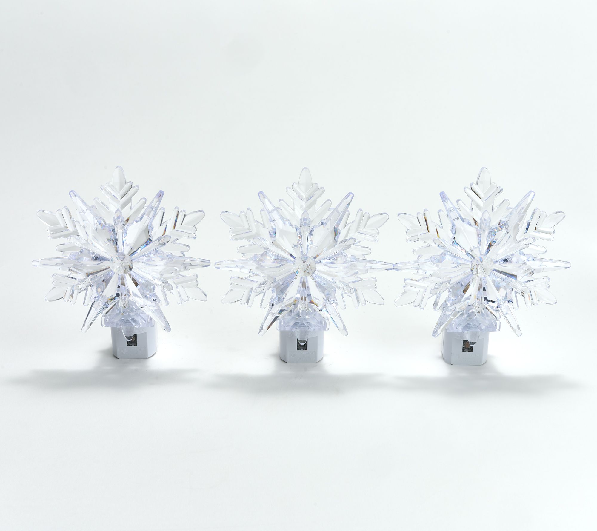 "As Is" Bethlehem Lights S/3 Holiday Night Lights w/Sensor