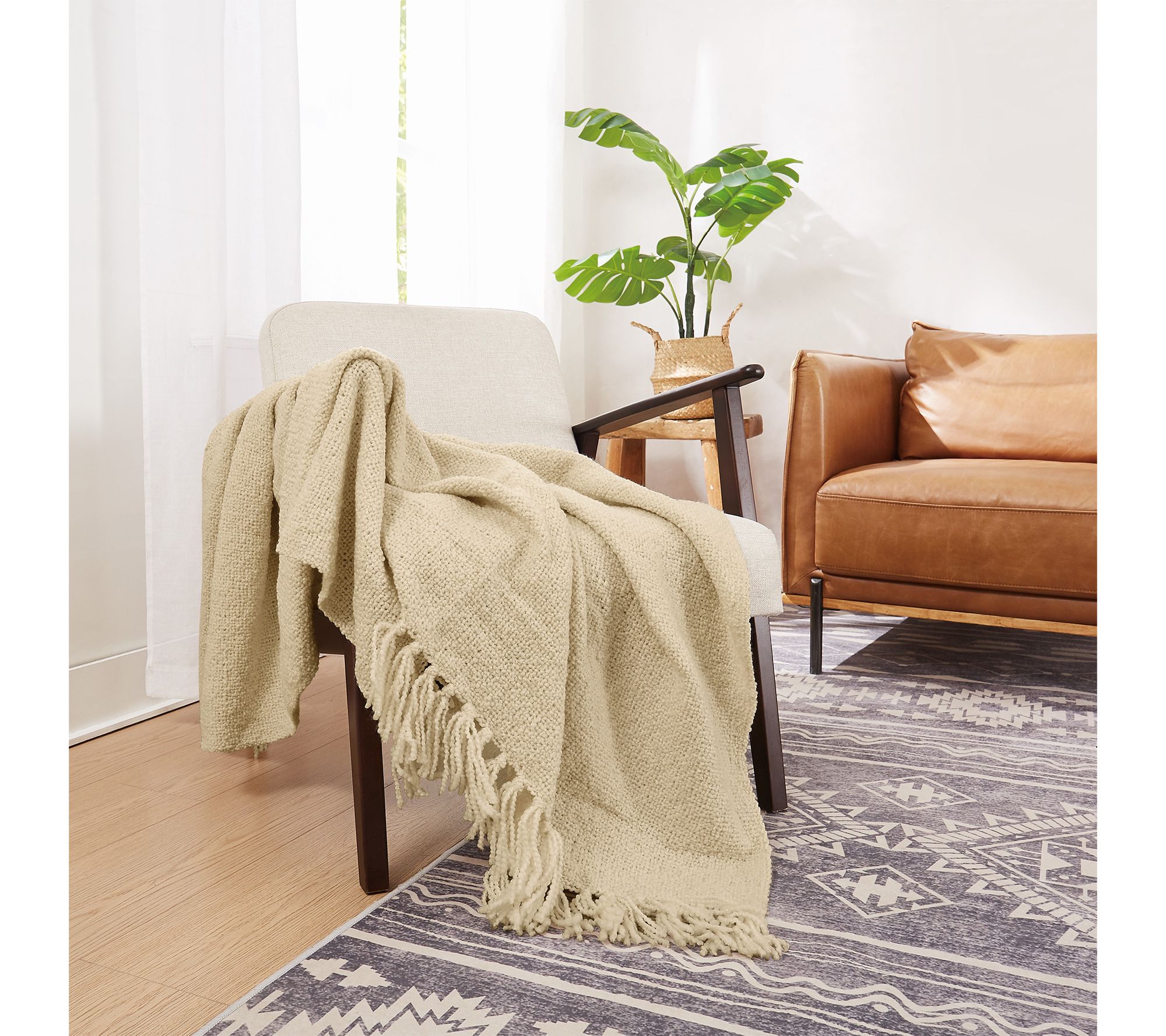 Brooklyn Loom Chunky Boucle 50x70 Throw