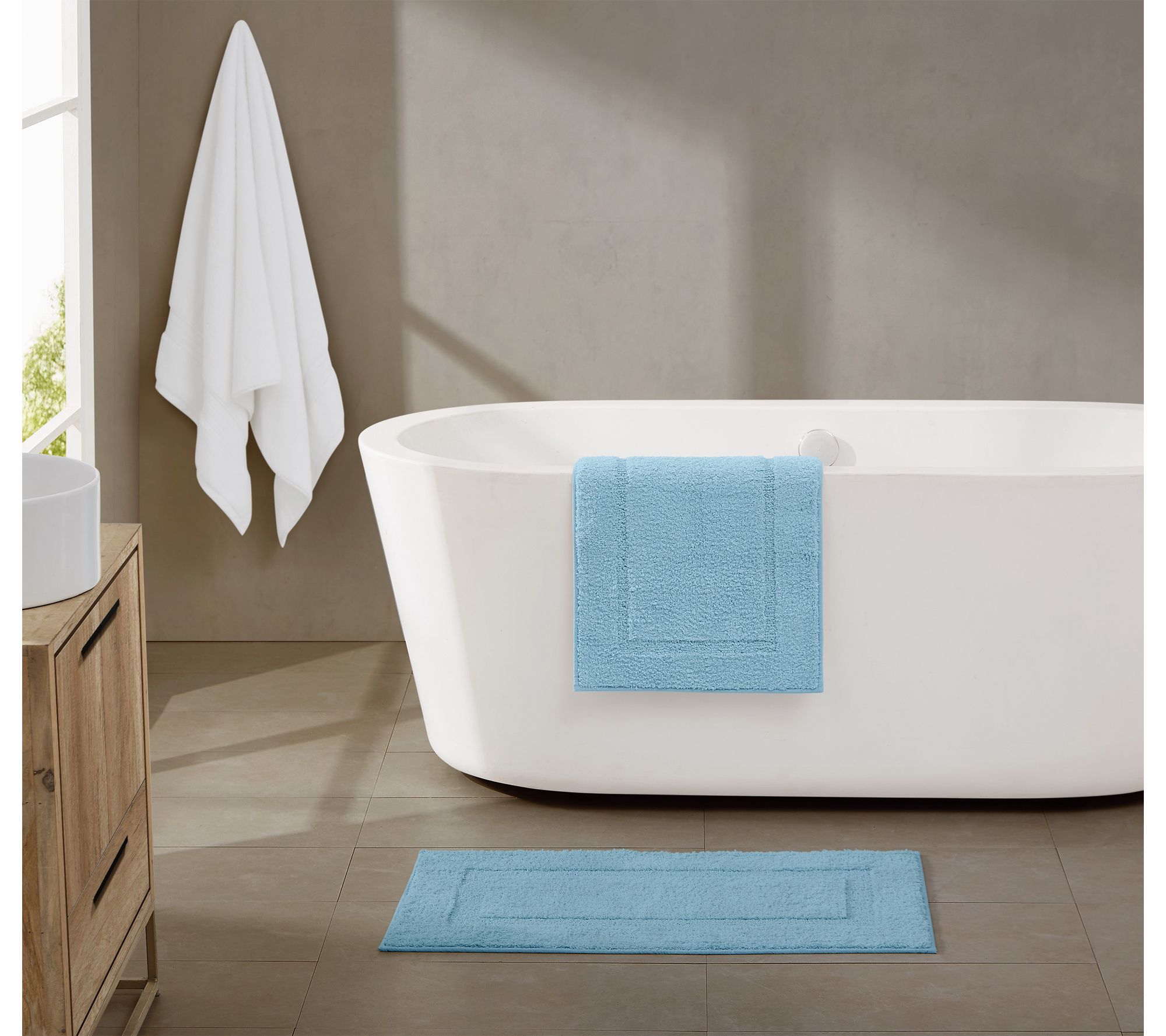 Brooklyn Loom Super Soft Set of 2 (17x24, 20x34) Bath Rug