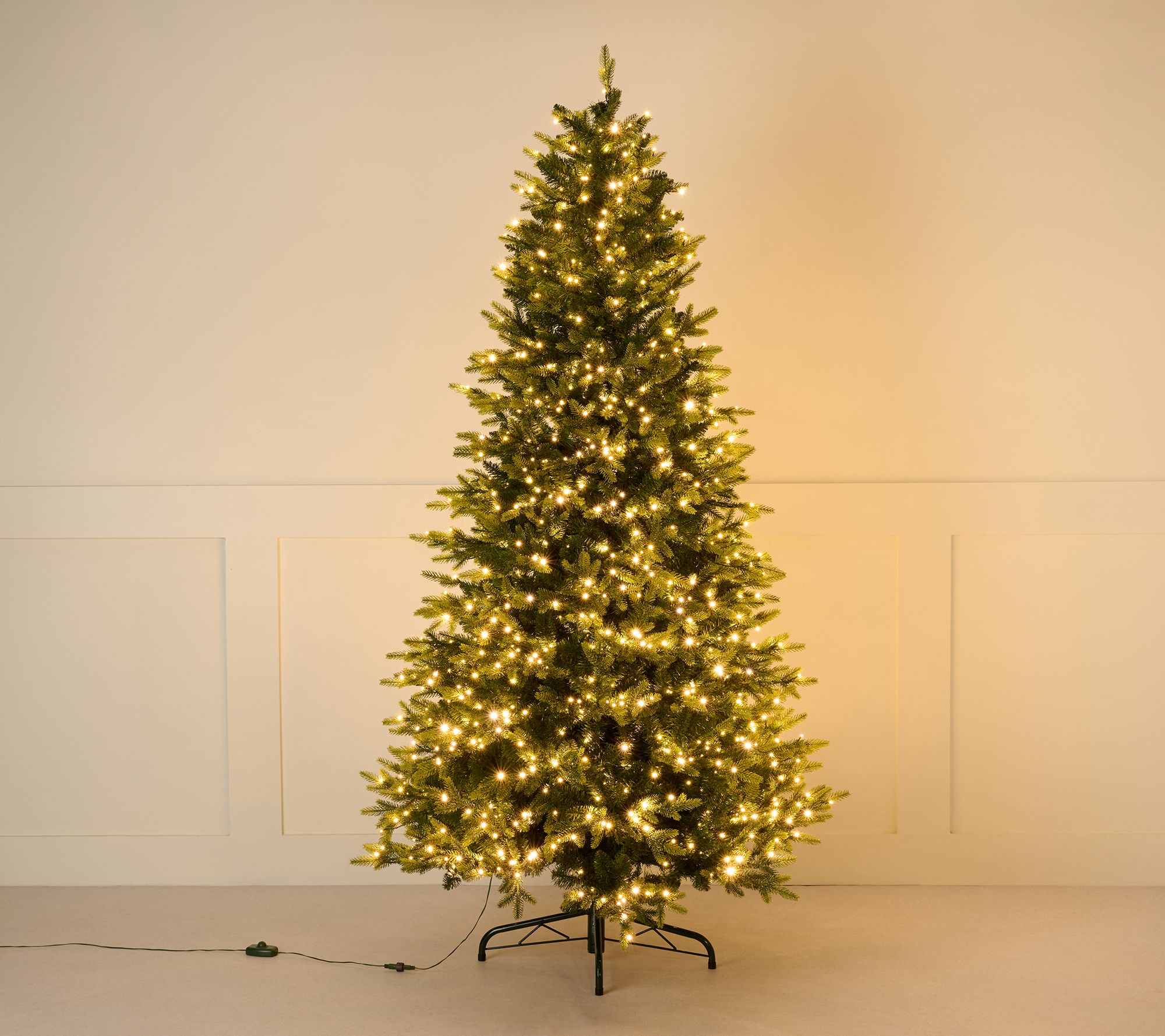 7' Frasier Fir Tree with Color Flip LEDs by Kim Gravel