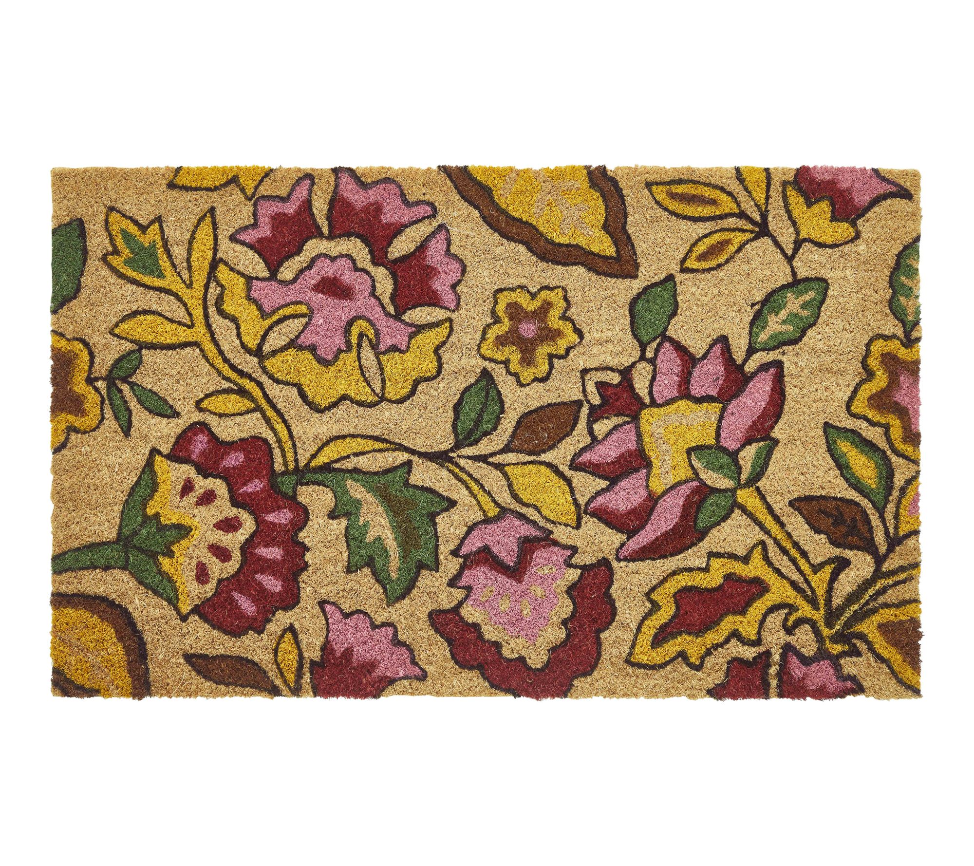 VCNY Home Spring Bliss Floral Coir Doormat, 18" x 30"