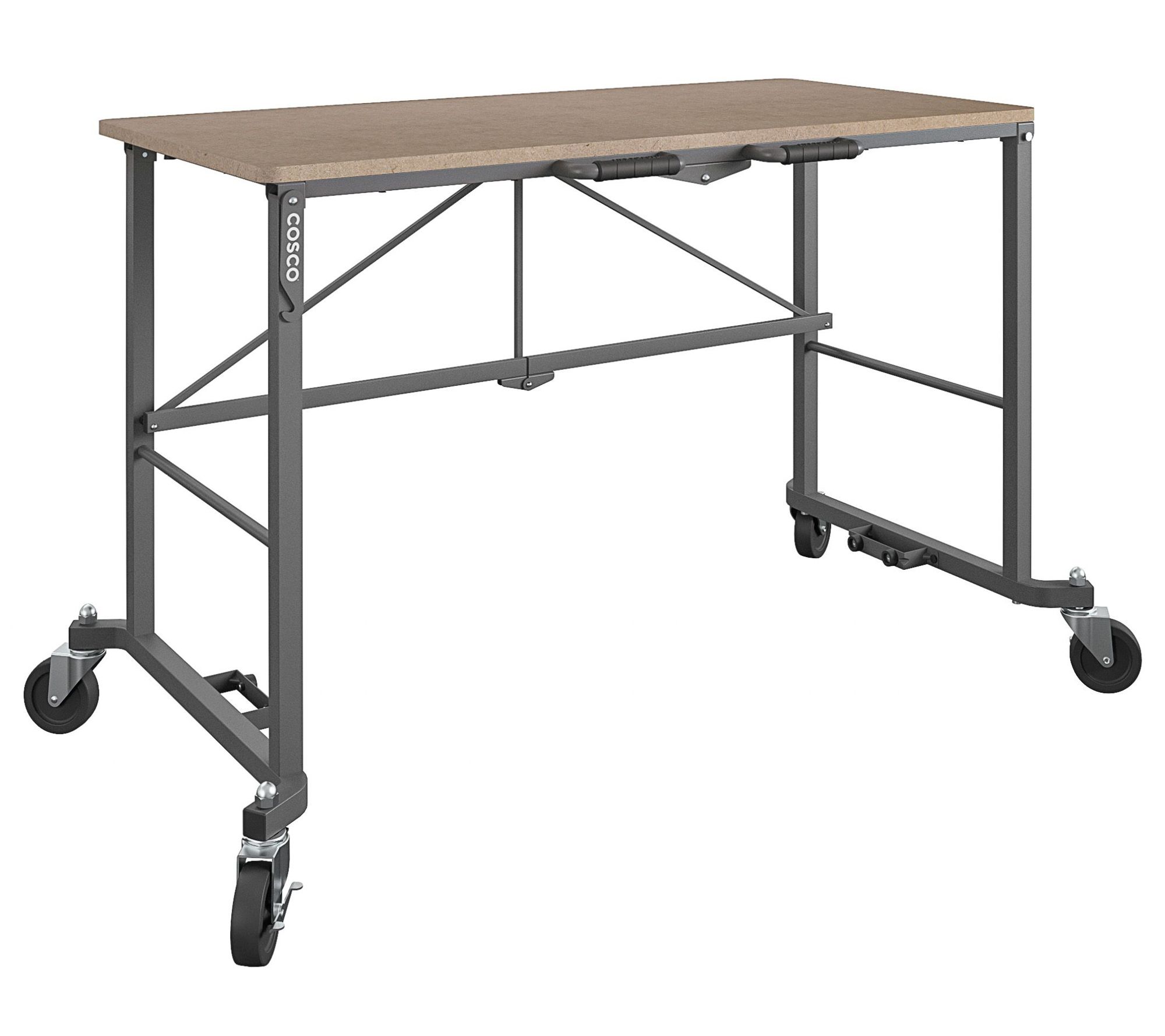 COSCO Smartfold Portable Folding Work Desk withMDF Top