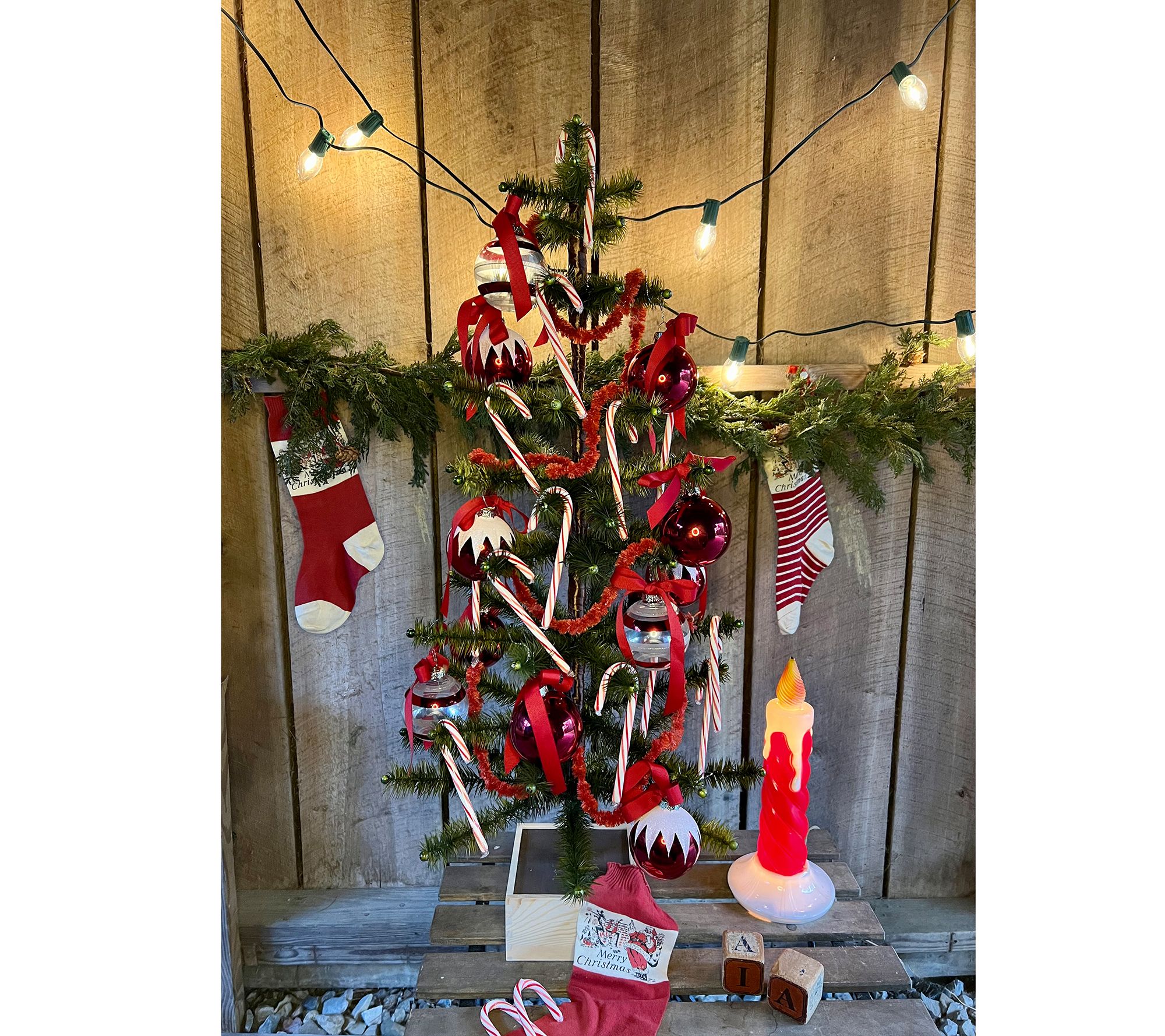 57 Authentic Christmas Goose Feather Tree 