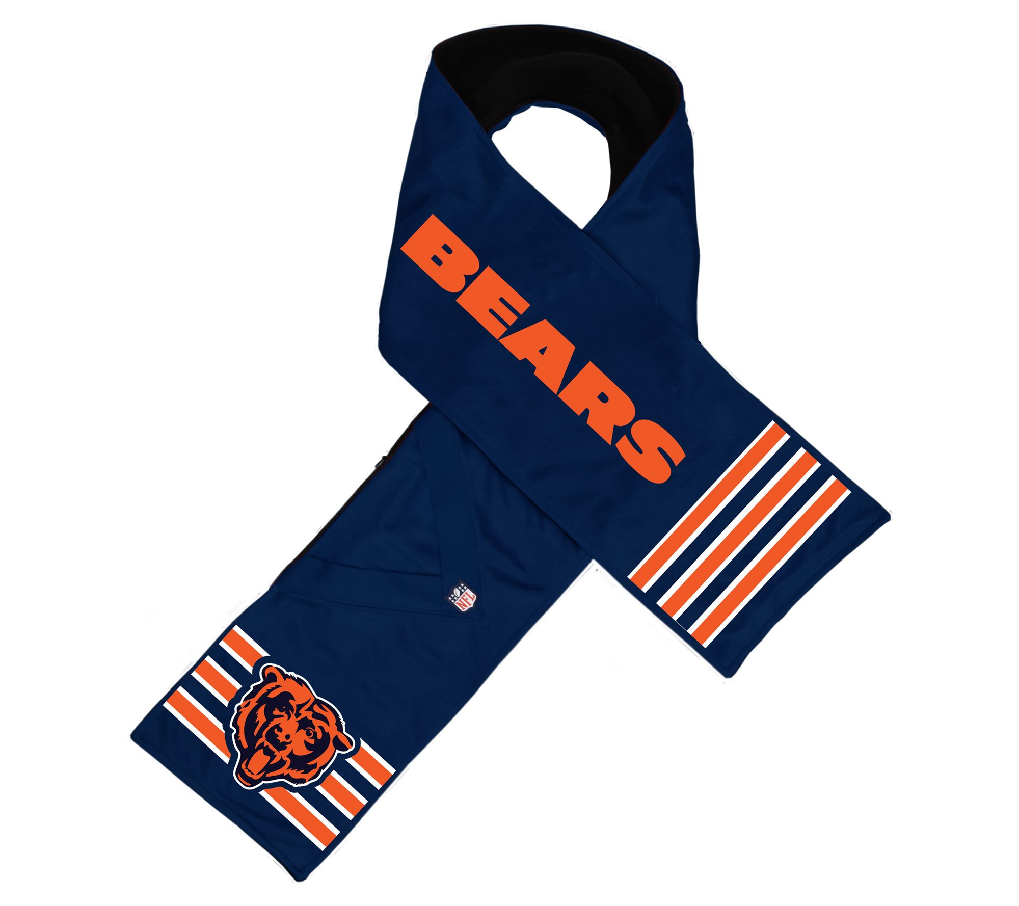 Little Earth NFL Hero Jersey Scarf with Hidden Zip Pocket