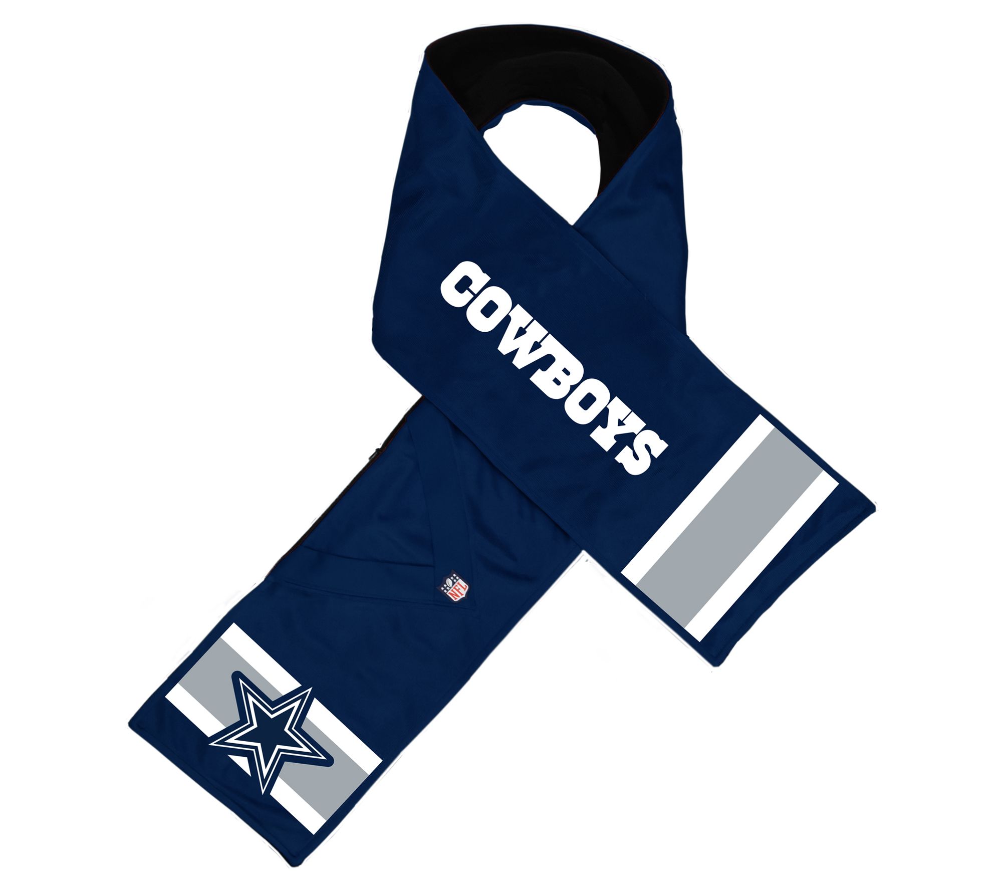 Little Earth NFL Hero Jersey Scarf with Hidden Zip Pocket