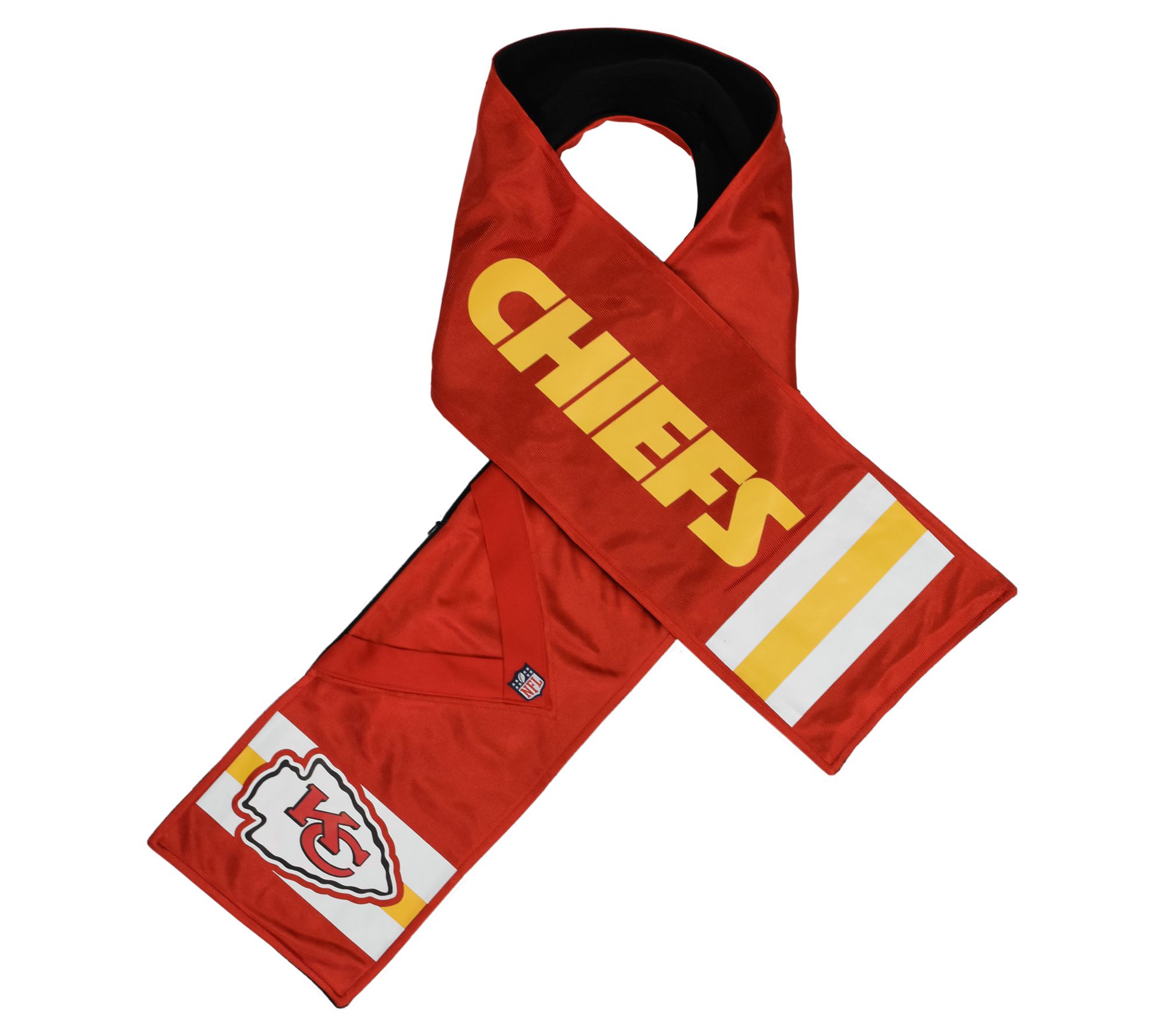 Little Earth NFL Hero Jersey Scarf with Hidden Zip Pocket
