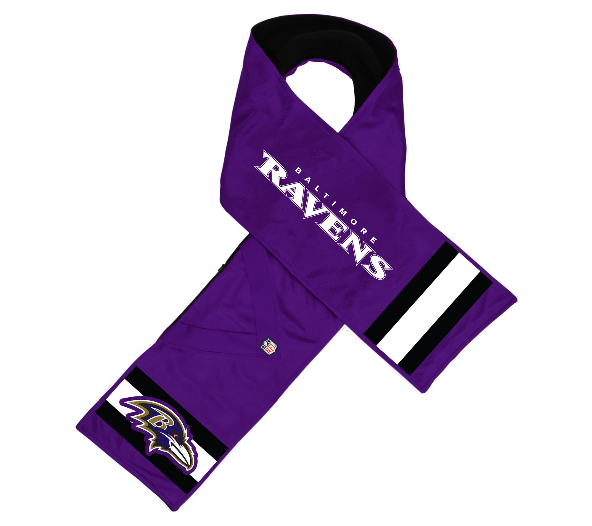 Little Earth NFL Hero Jersey Scarf with Hidden Zip Pocket