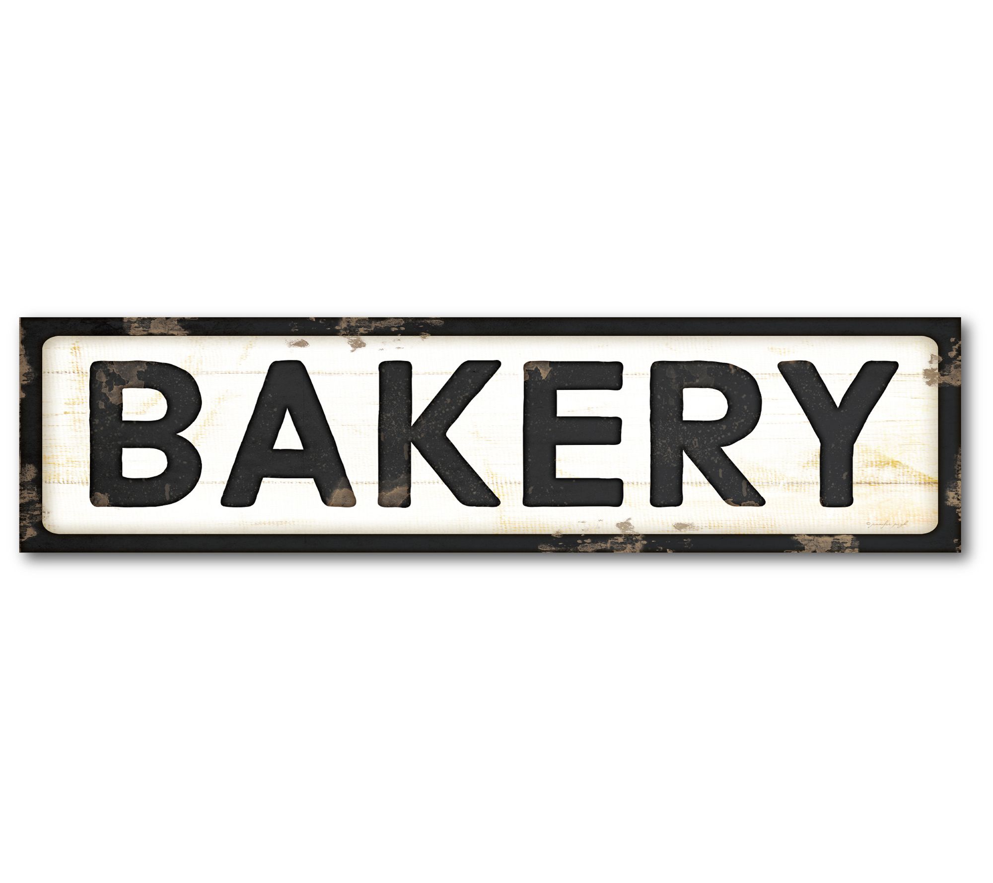 Courtside Market Bakery 6" x 24" Wooden Panel