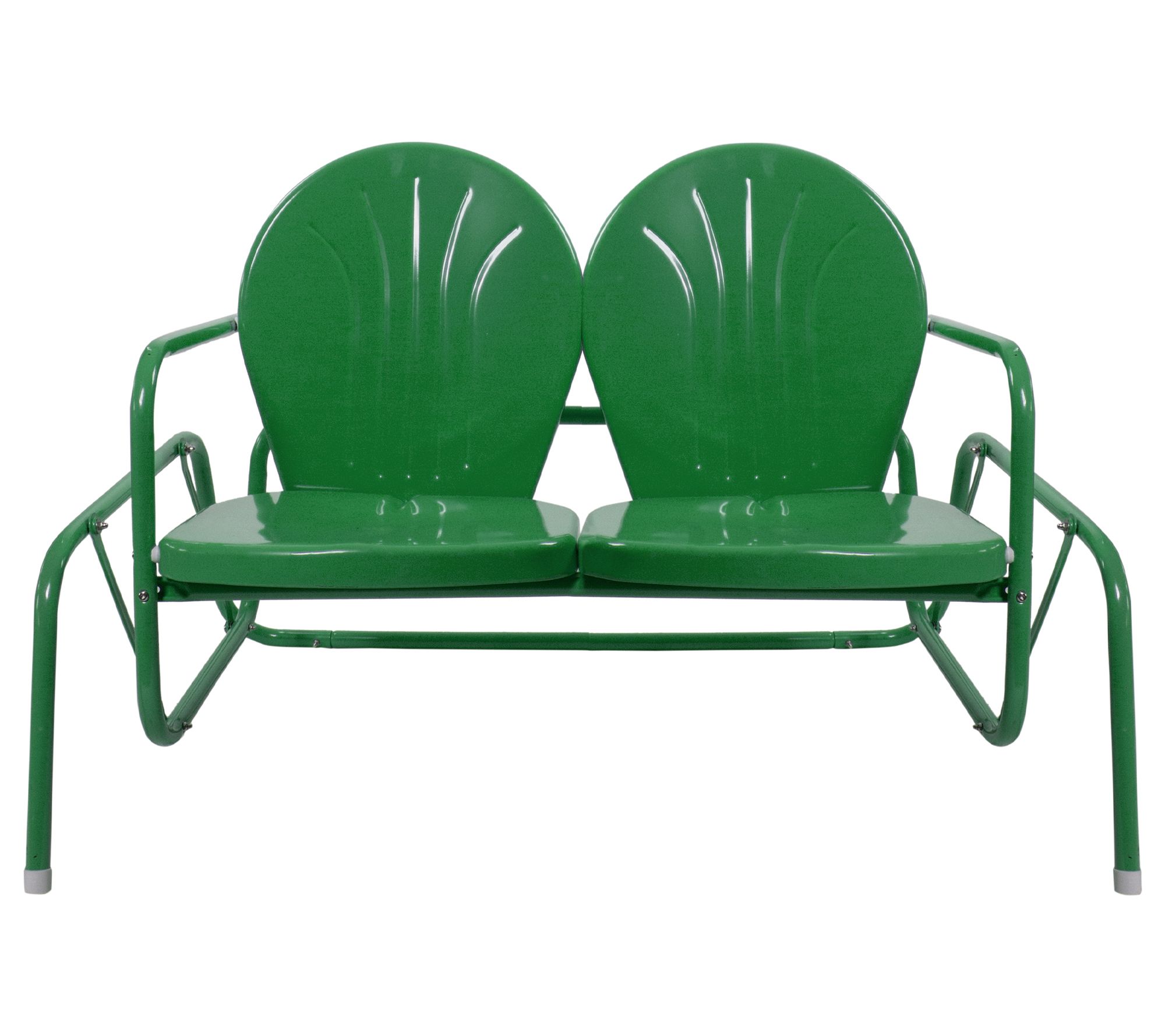 Northlight Outdoor Retro Metal Tulip Double Glider