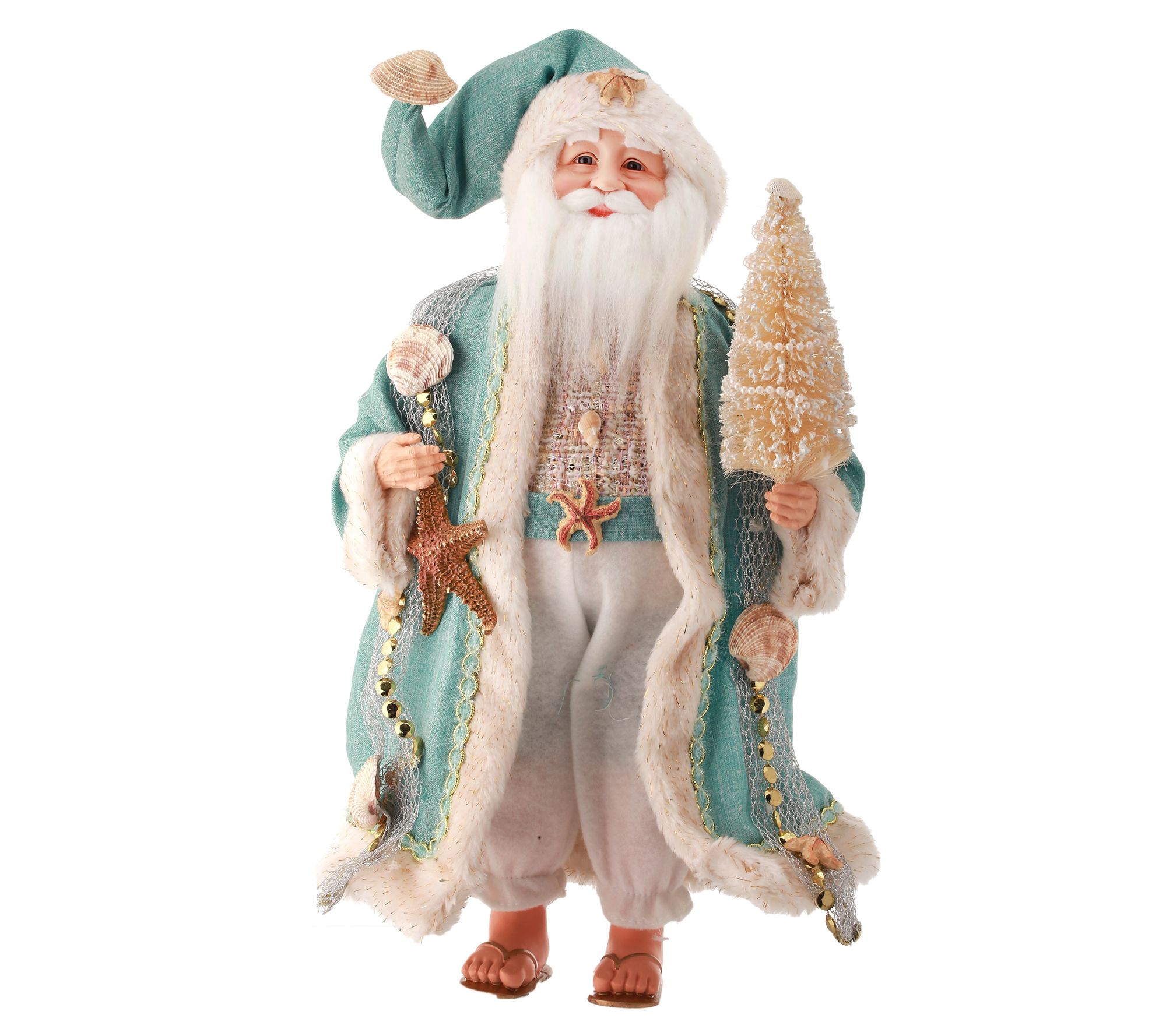 18" Under The Sea Santa by Valerie
