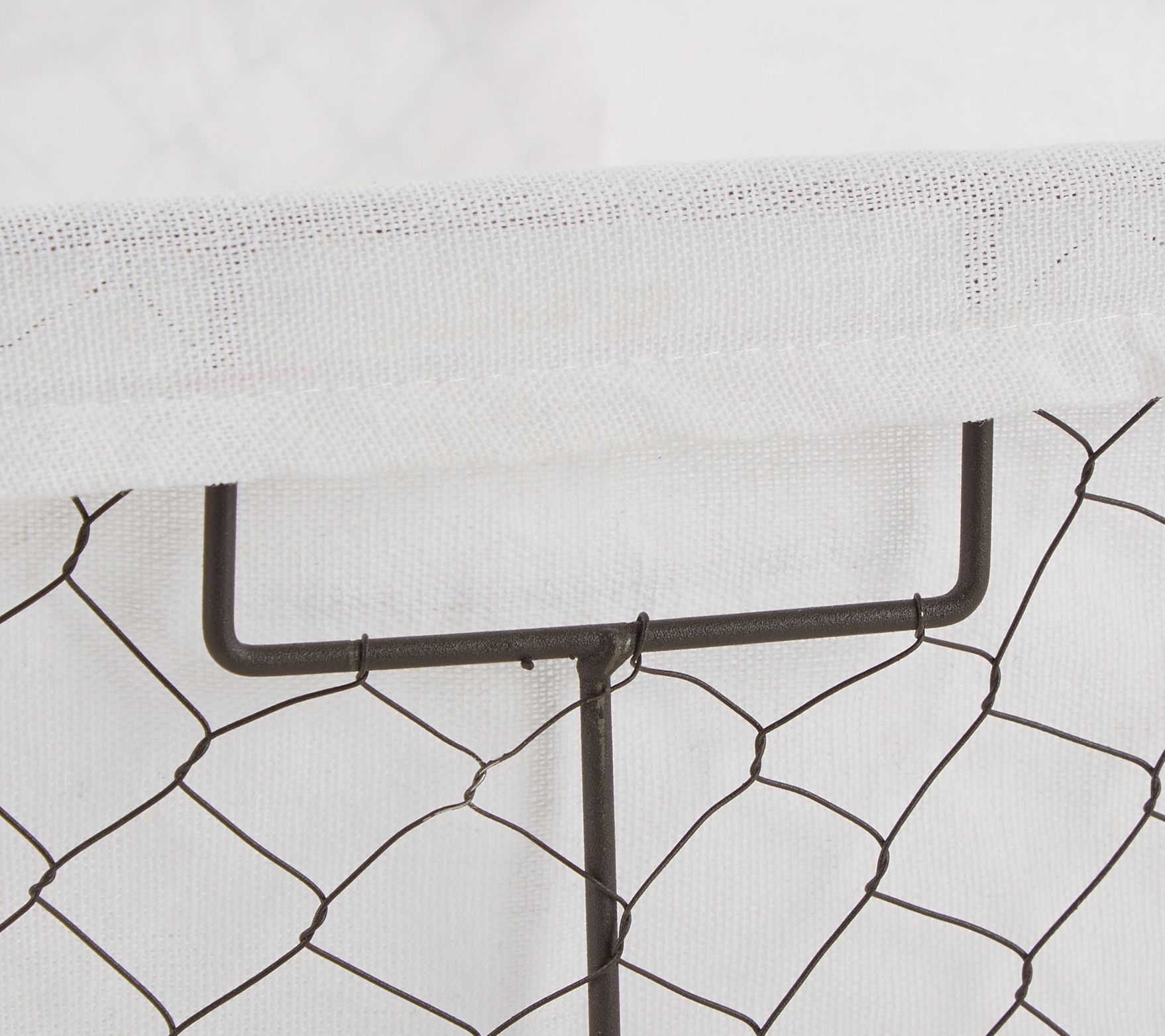 Design Imports S/5 Vintage Chicken Wire Baskets w/Liners