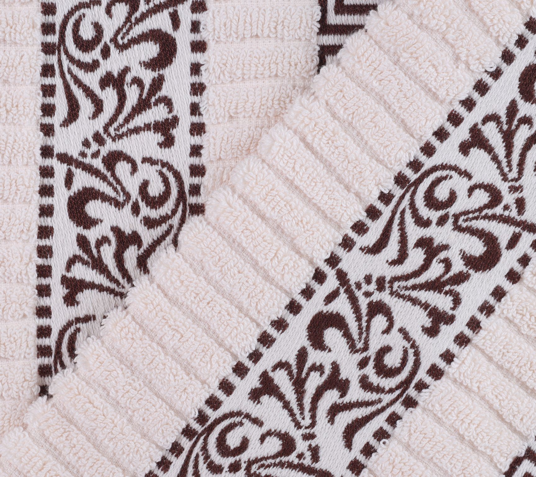 Superior Cotton 8-Piece Athens Embroidered Absorbent Towel Set