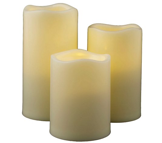 Pacific Accents Set of 3 Graduated Melted ResinCandles