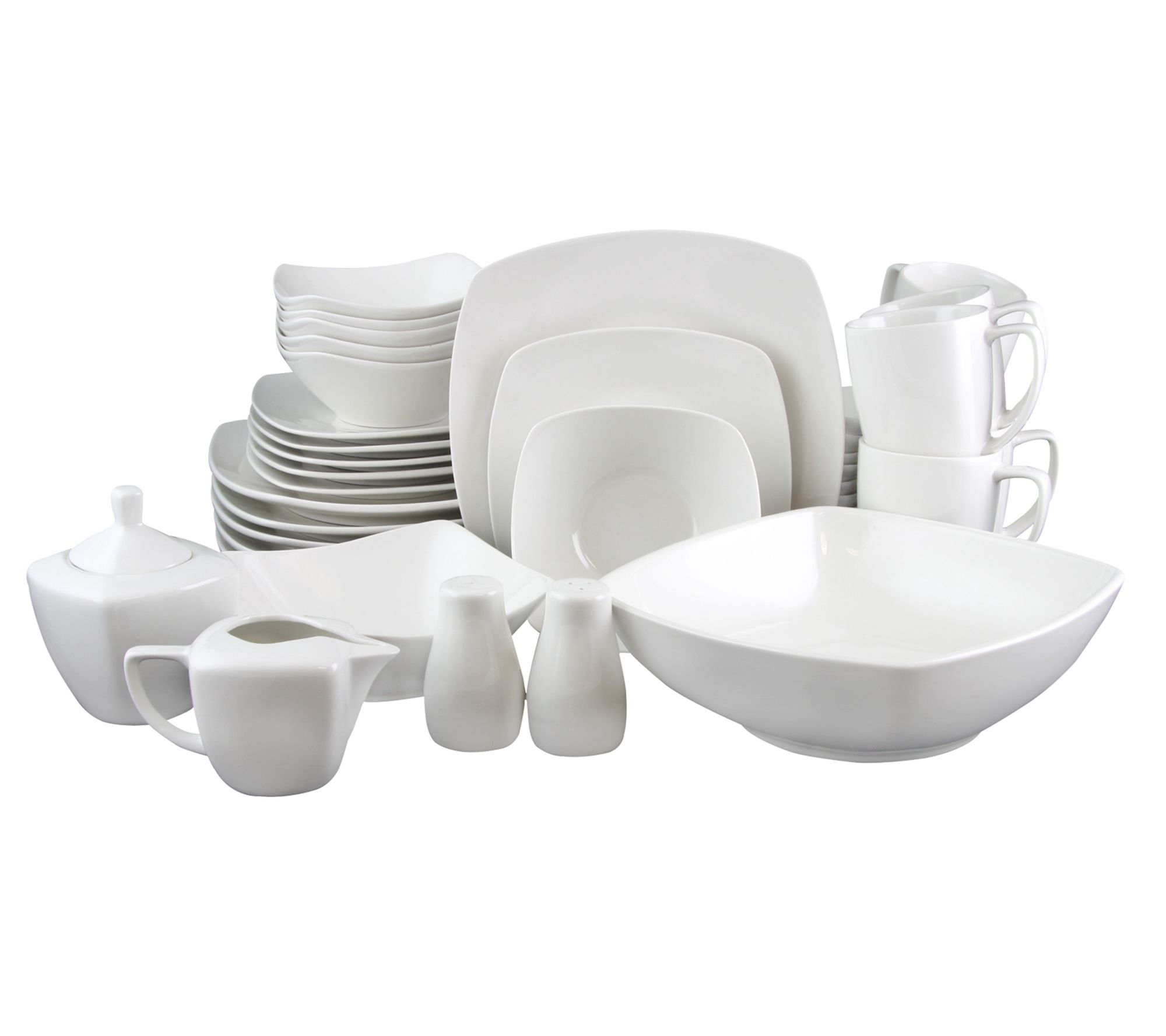 Gibson Zen Buffetware 39-Piece Dinnerware Set