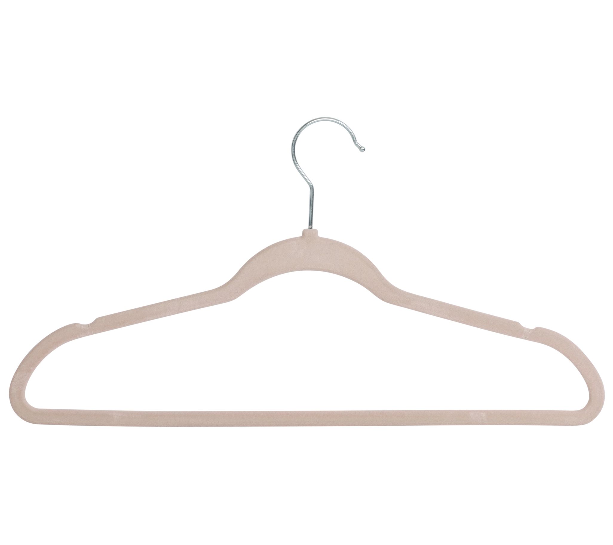 Quality White Hangers 100-Pack - Super Heavy Duty Plastic Clothes