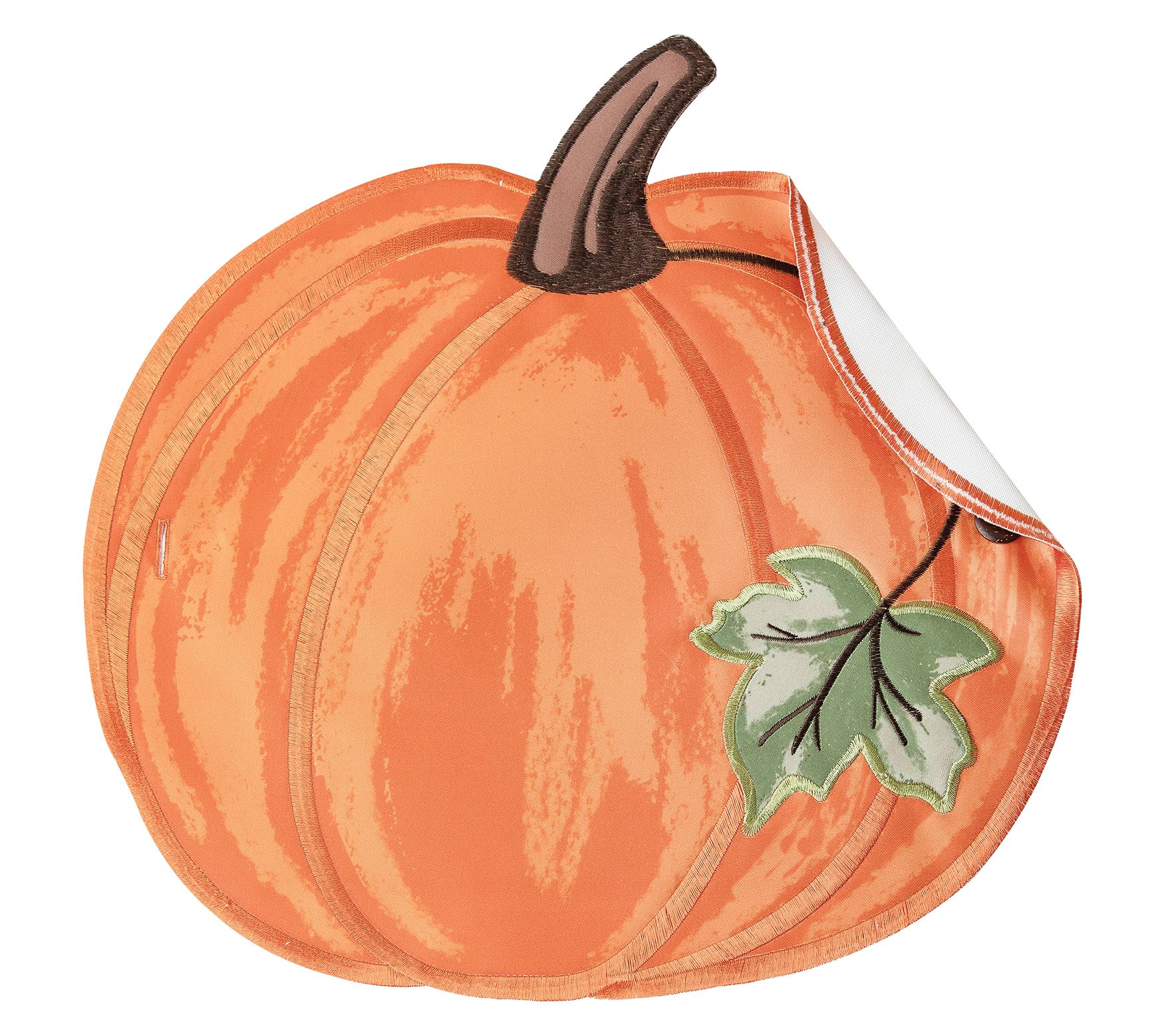 Shape Pumpkin Placemat Set of 6 by Valerie