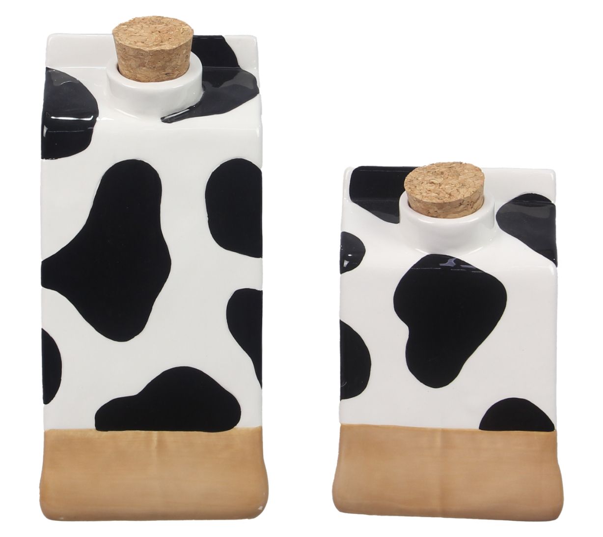 Young's Ceramic Cow Vase, Set of 2