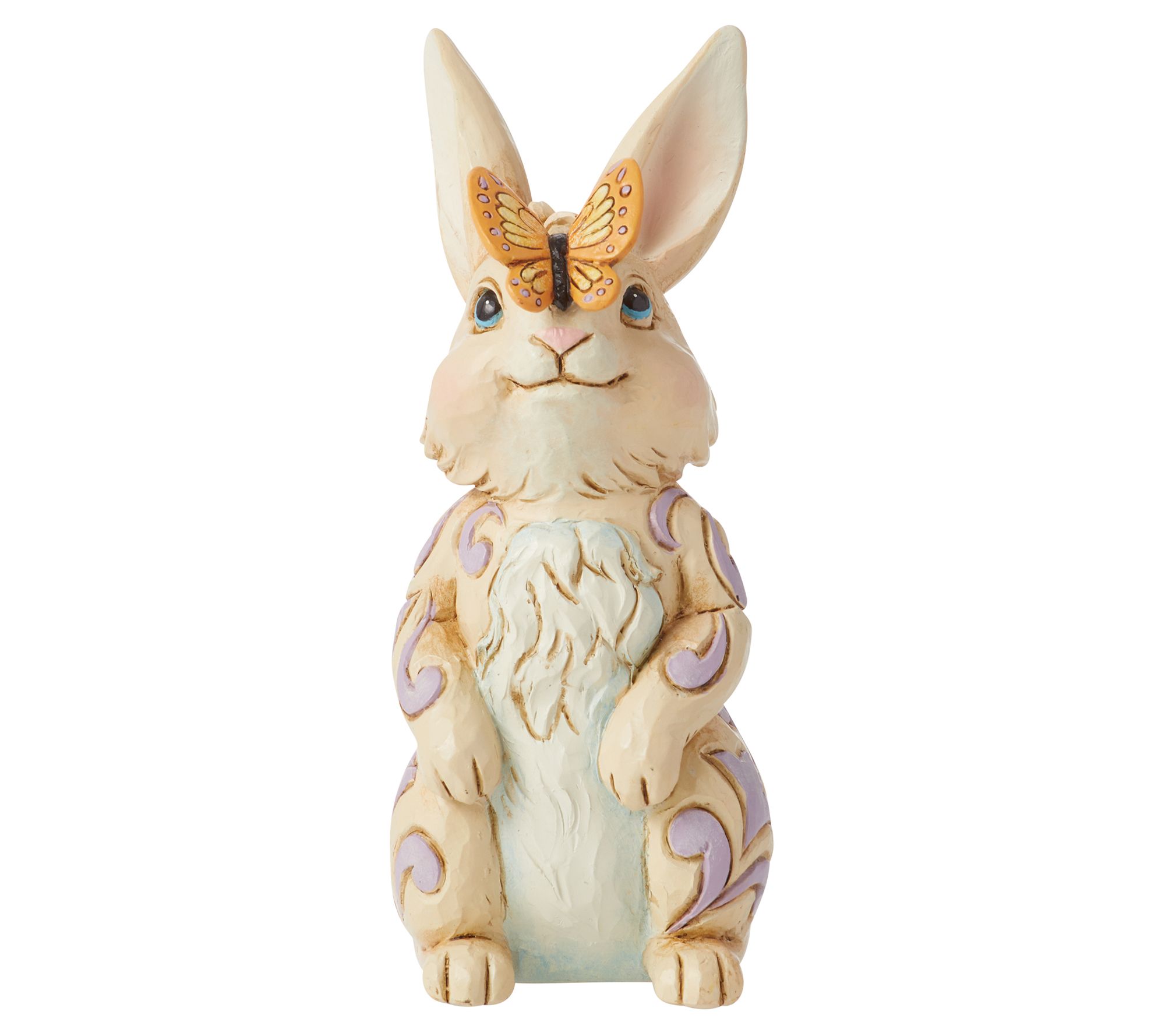 Jim Shore Mini Bunny with Butterfly
