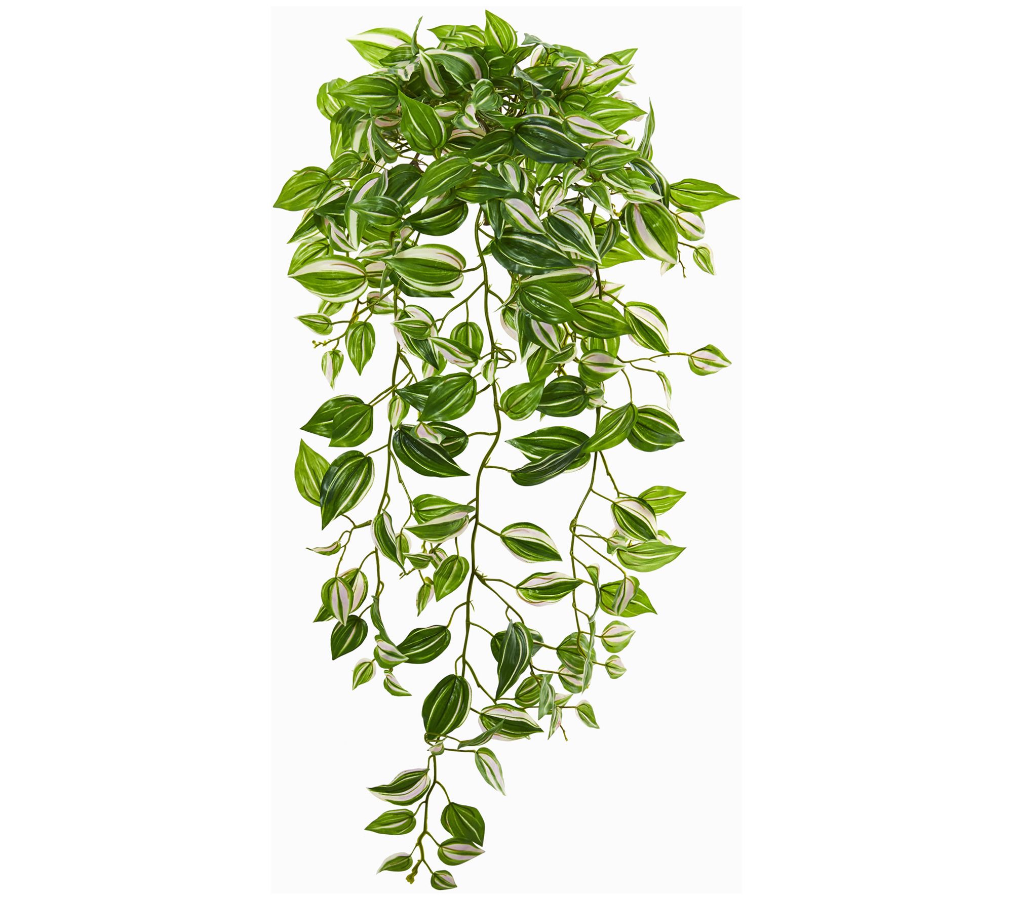 Nearly Natural 32" Wandering Jew Hanging Plant (Set of 2)