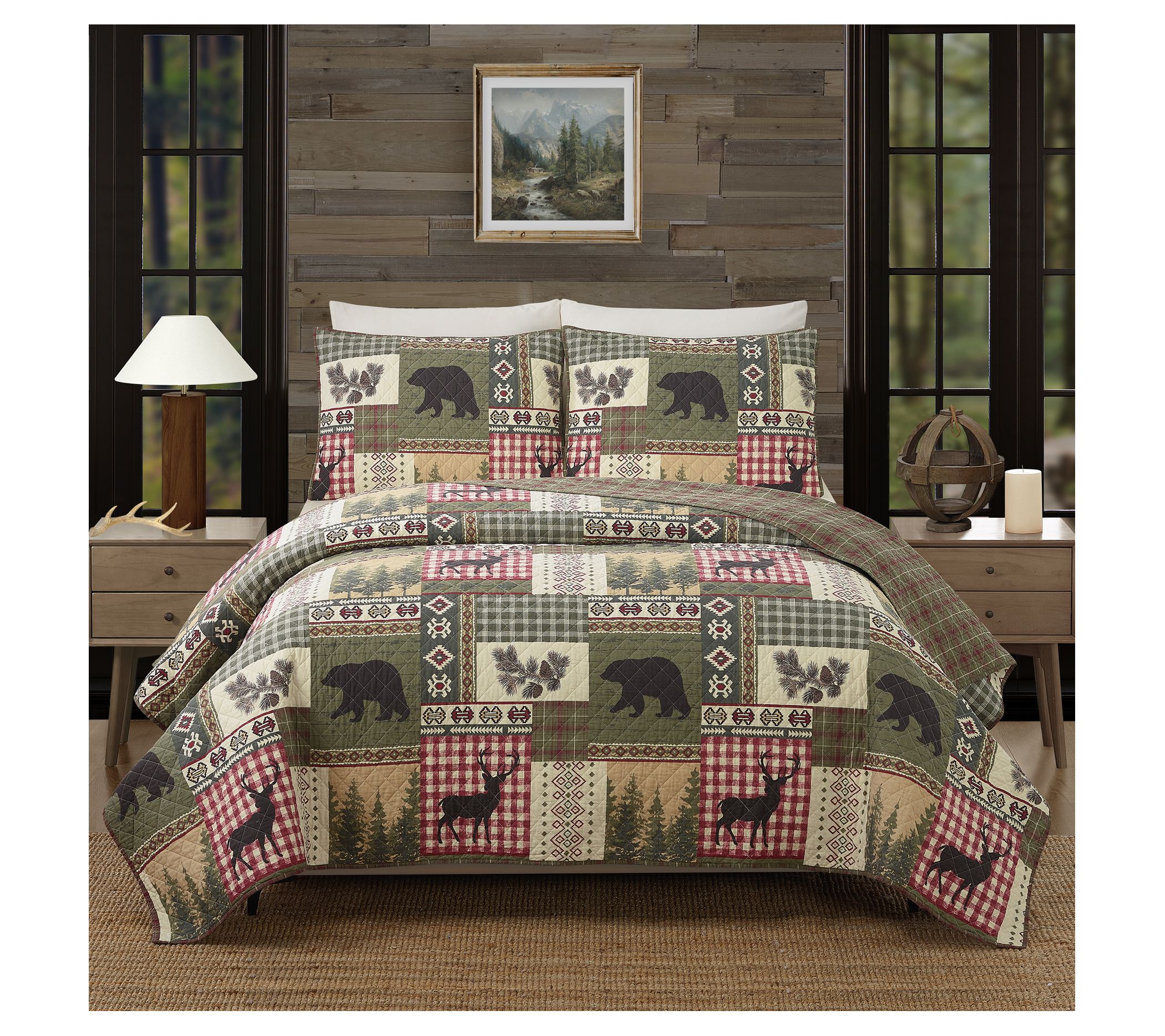 Modern Heirloom Dorset 2pc Twin Cotton Quilt Set