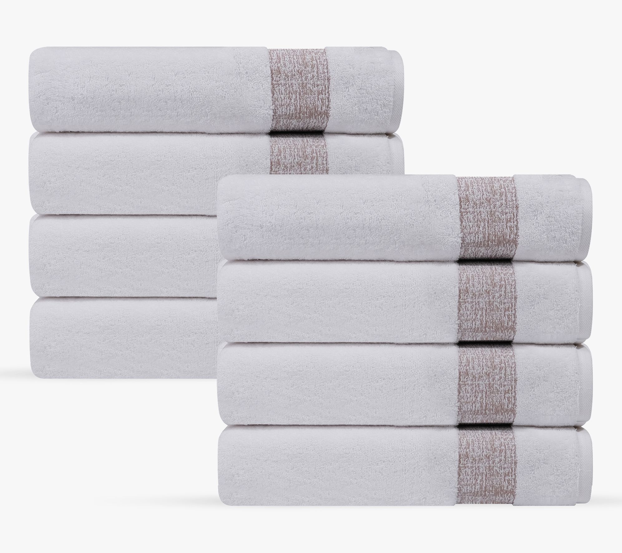 Depera Home Pera 8 pcs Turkish Hand Towels Set