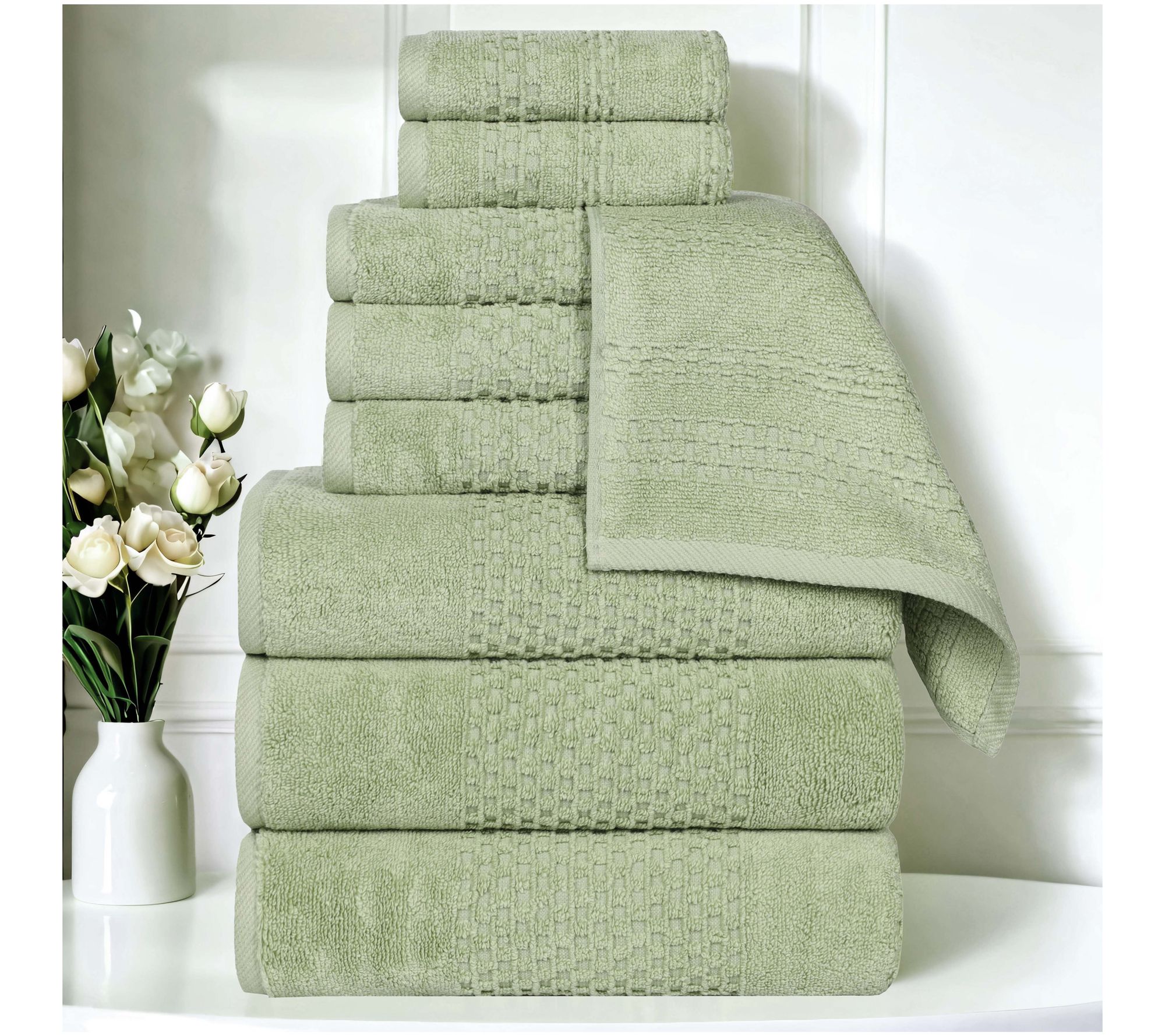 Superior 9-Piece Playa Zero Twist Cotton Solidowel Set