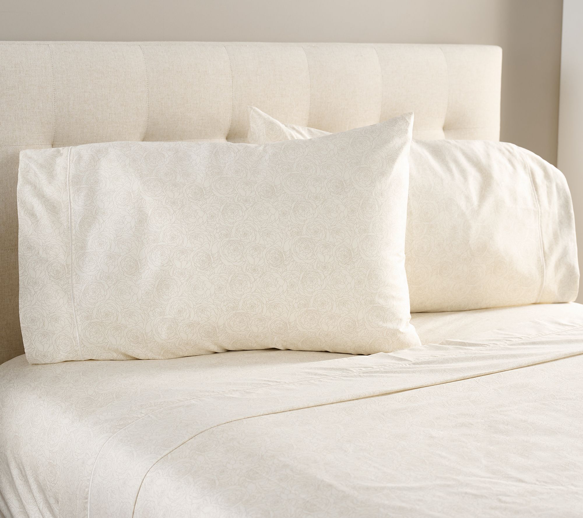 "As Is" Northern Nights S/2 500TC Egyptian Cotton Pillowcases