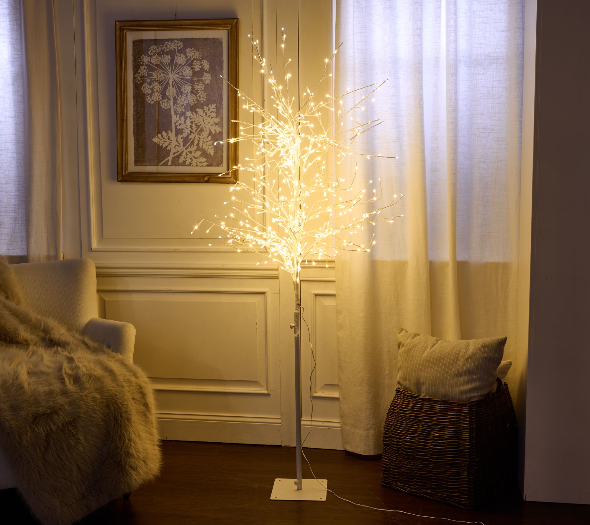 Bethlehem Lights Indoor/Outdoor 6' Winter Sparkle Tree