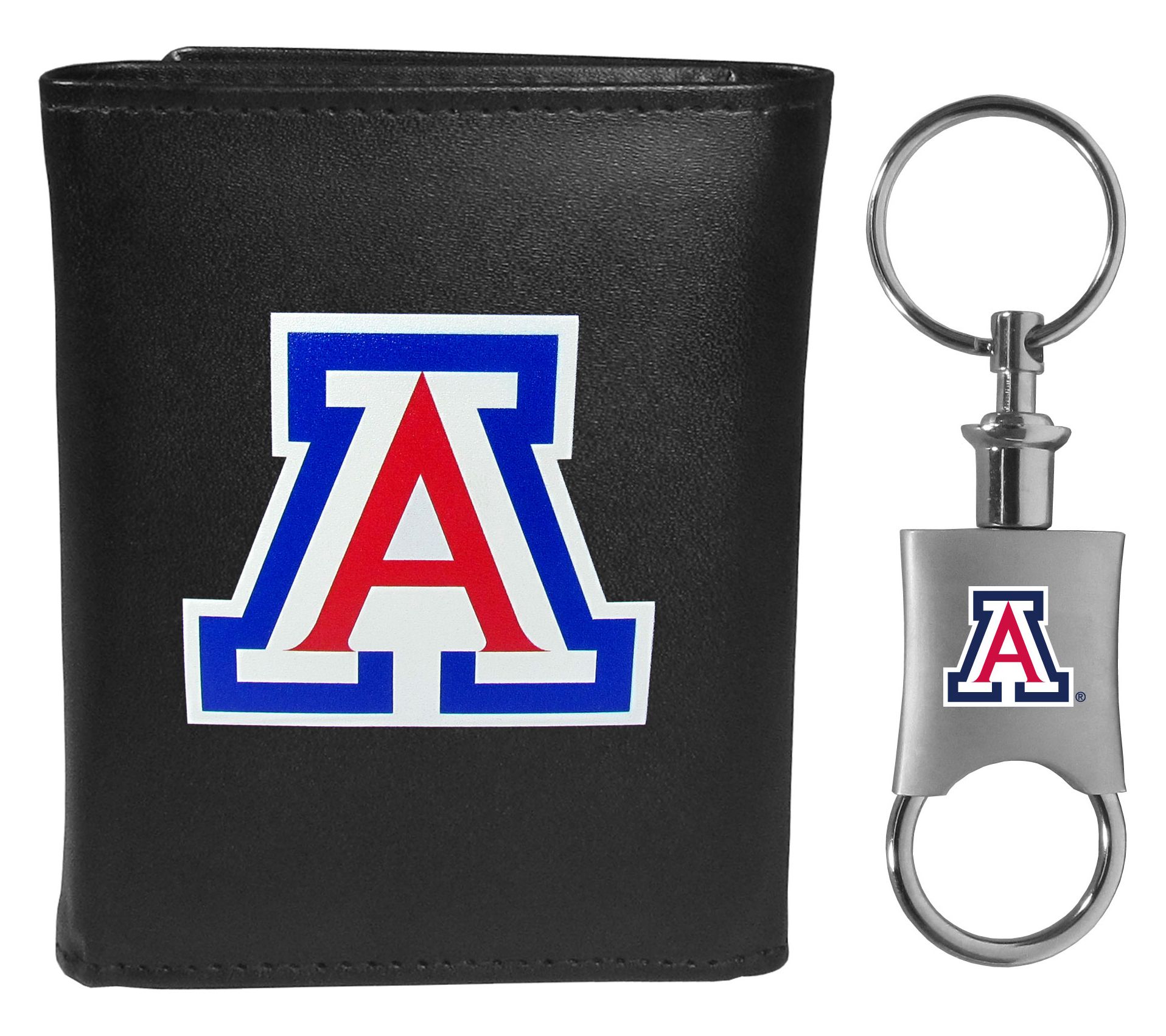 Siskiyou Sports College Tri-fold Wallet & ValetKey Chain