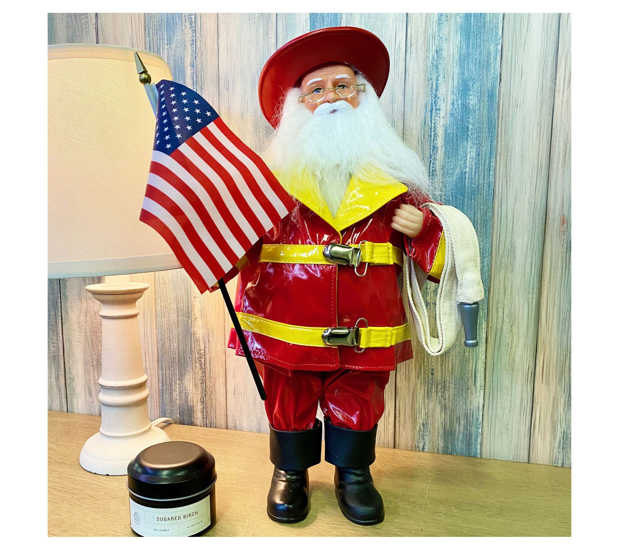 Santa's Workshop 12" Fireman Claus