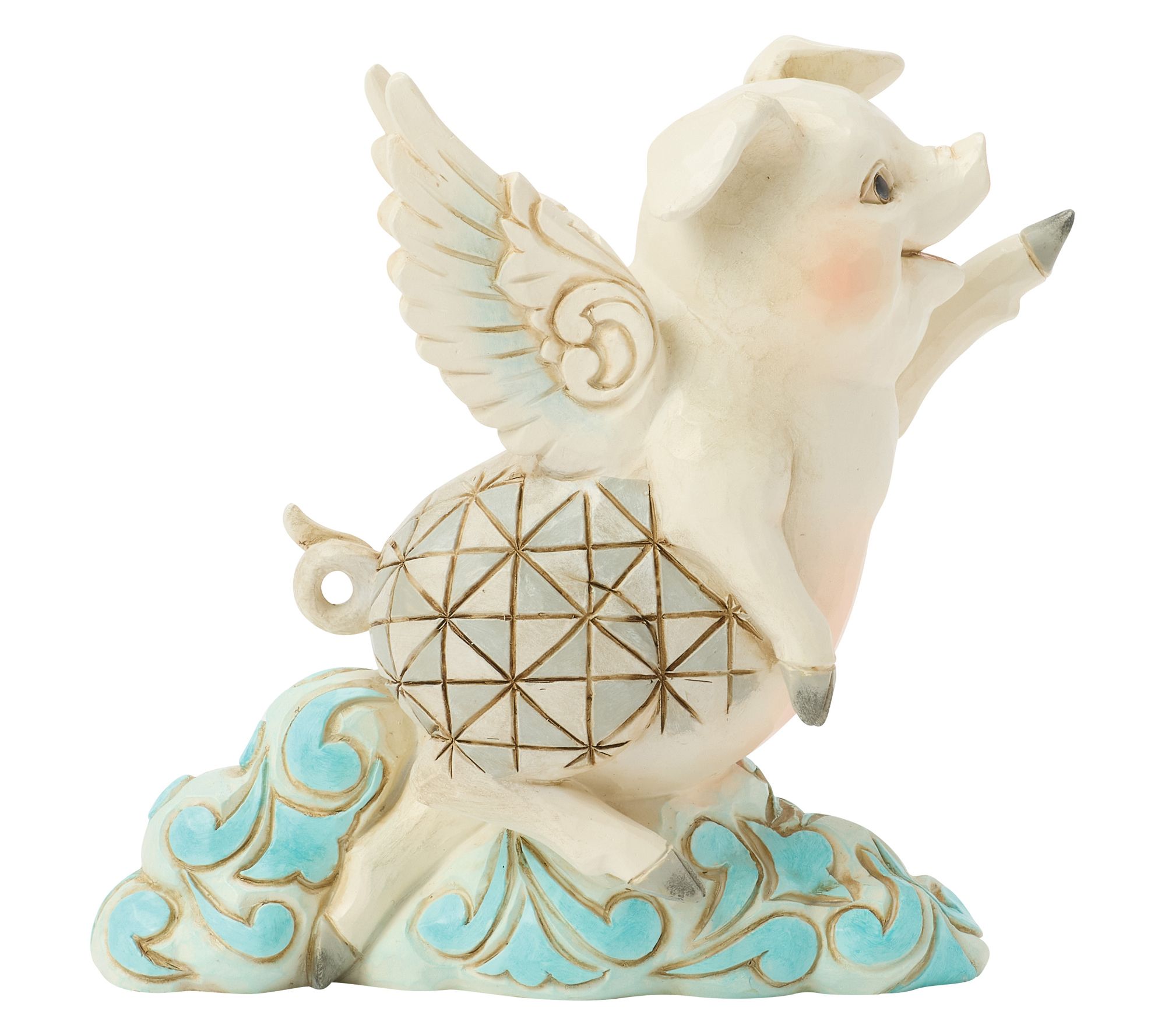 Jim Shore Heartwood Creek Flying Pig Mini Figurine 3.5in H