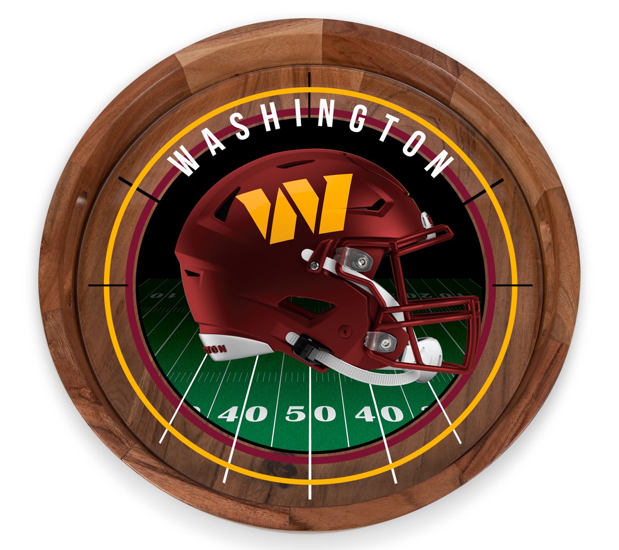 Toscana NFL Barista Serving Tray with Glass Insert