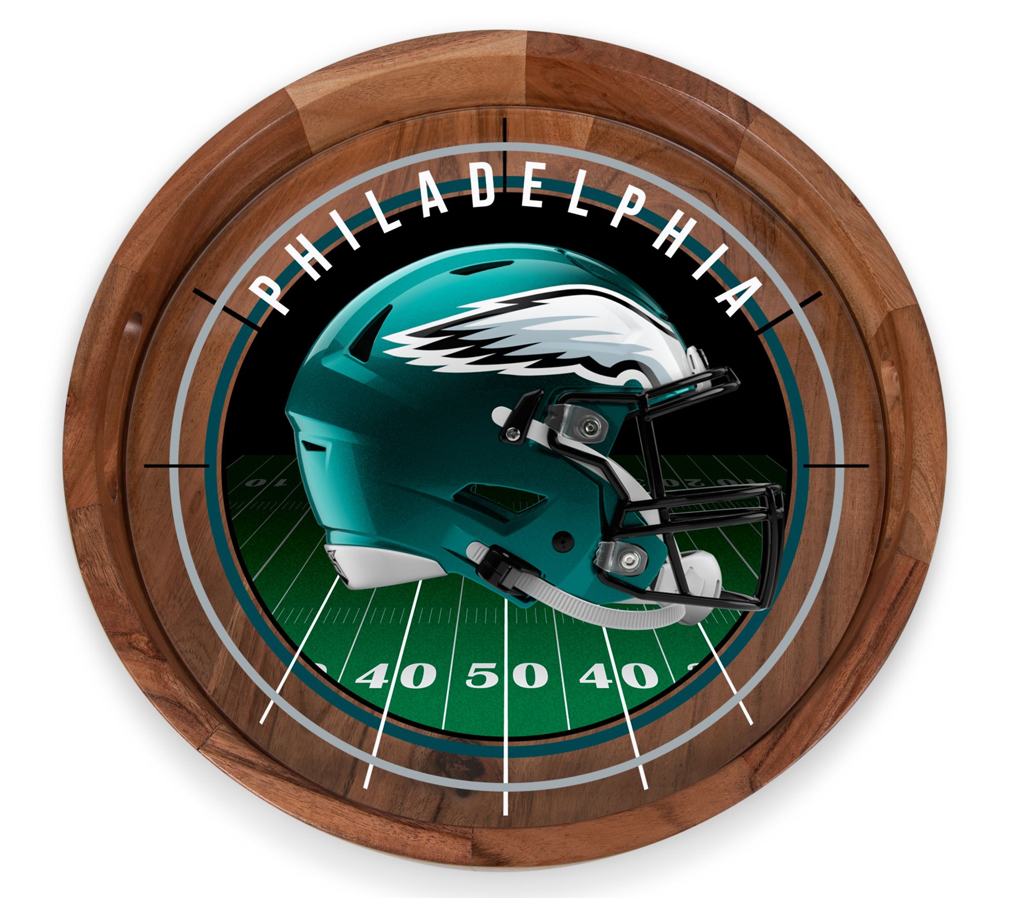 Toscana NFL Barista Serving Tray with Glass Insert