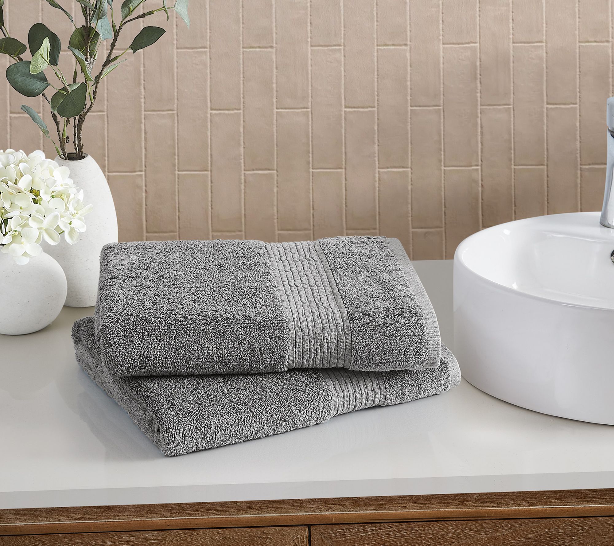 Cannon Cotton Tencel 2-Pack Bath Towel