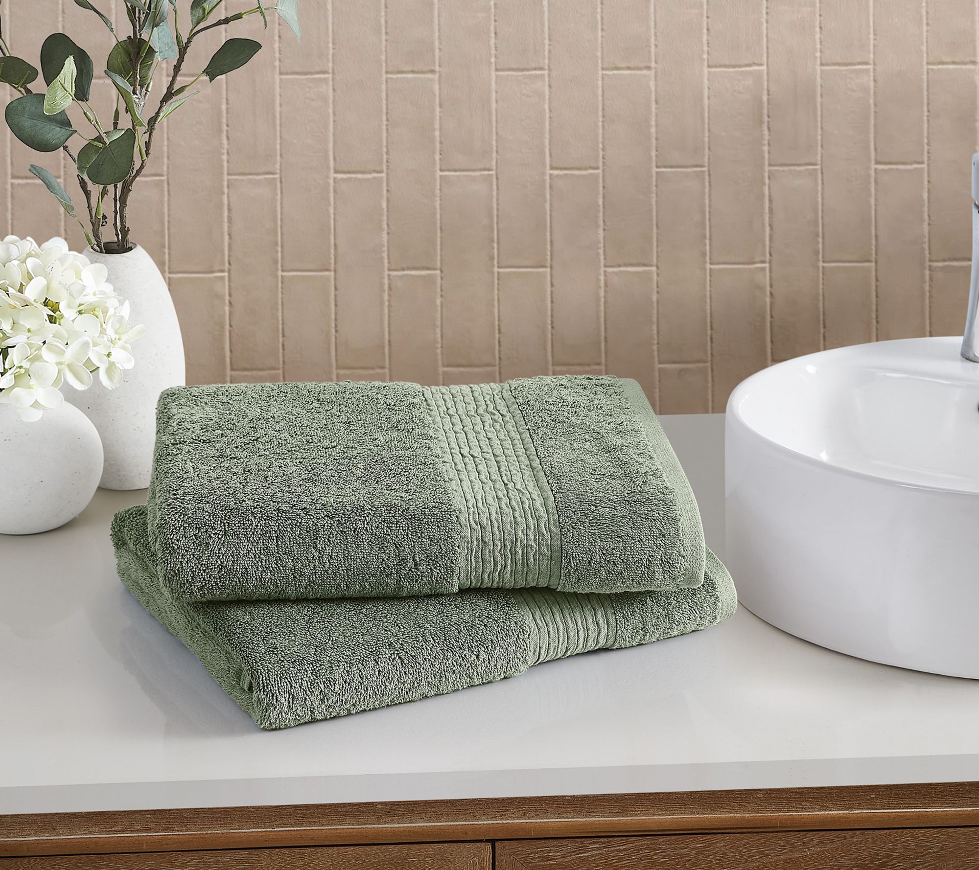 Cannon Cotton Tencel 2-Pack Bath Towel