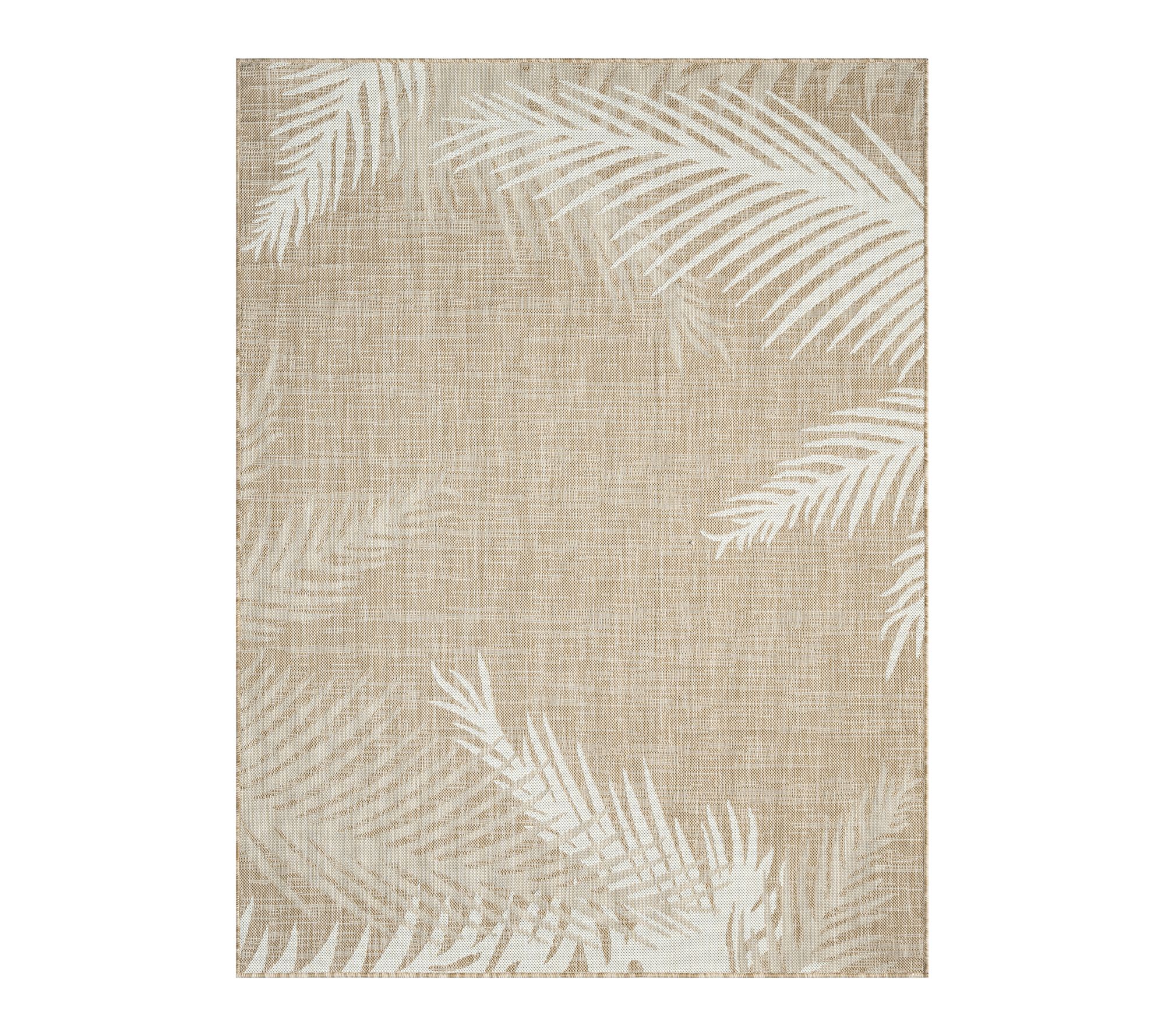 Ox Bay Tropical Floral Performance Outdoor Area  Rug, 5' x 7'