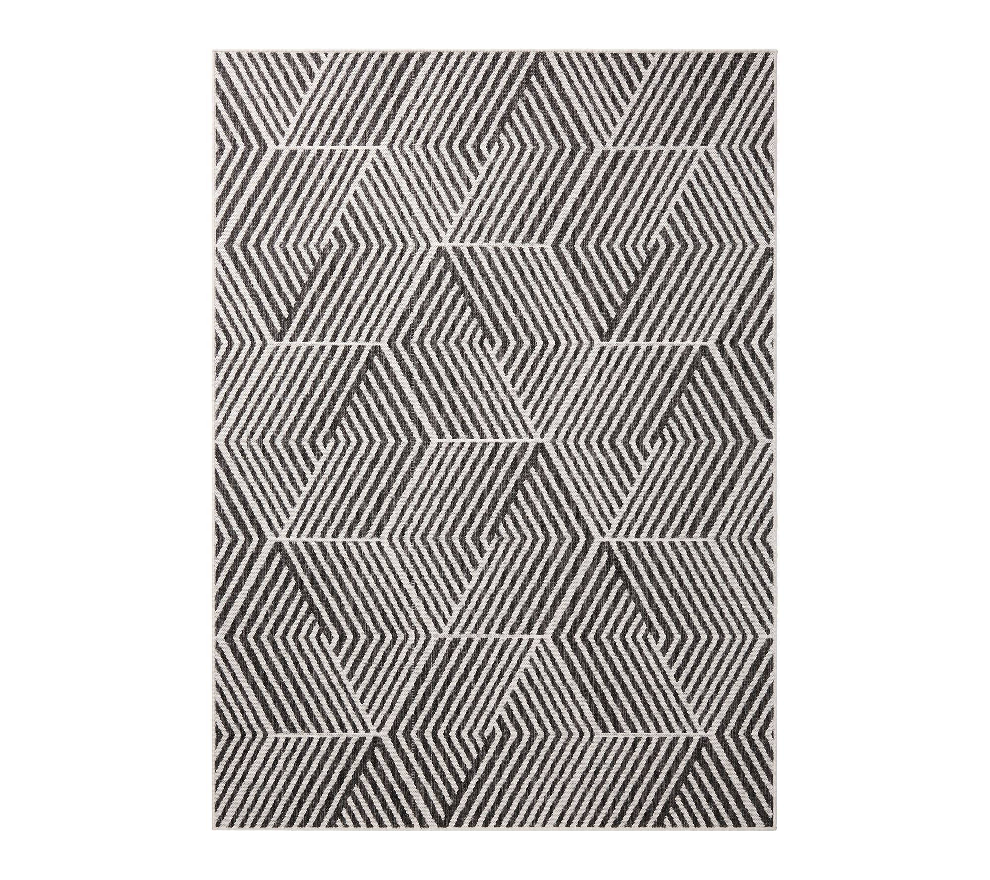 NMNY Patio Country Ombre Geo 5x7 Indoor/OutdoorRug