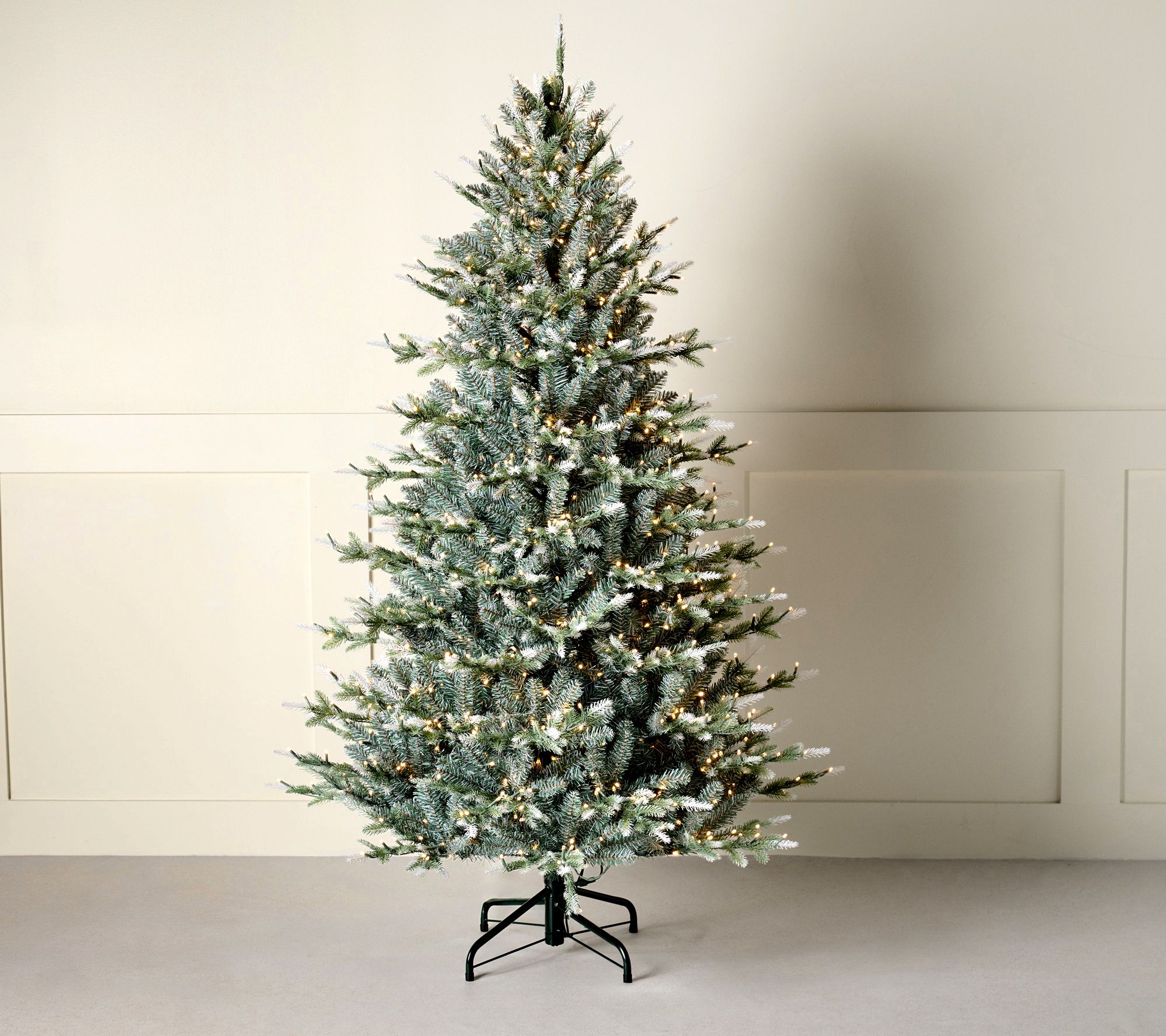 Bethlehem Lights 6.5' Grand Fir Tree w/ 4-in-1 LEDs and Storage Bag