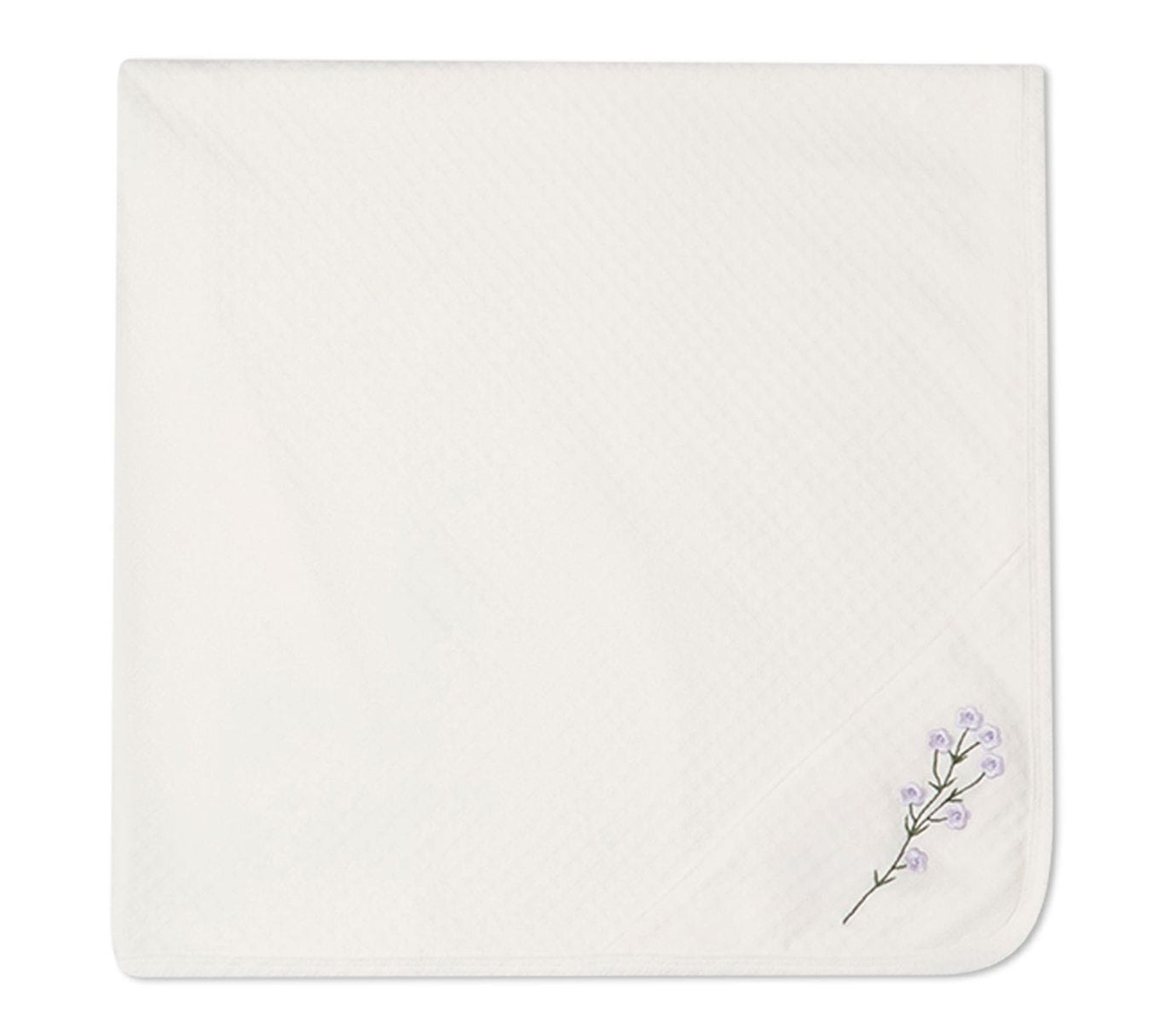 MiniMoi Baby Lilacs Are The Sweetest Bloom Swaddle Blanket